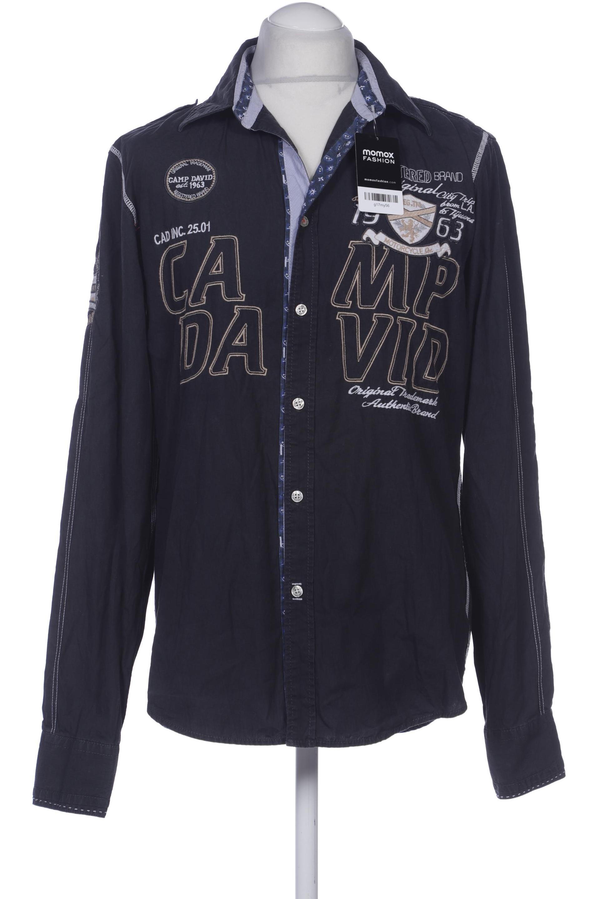 

Camp David Herren Hemd, marineblau, Gr. 52