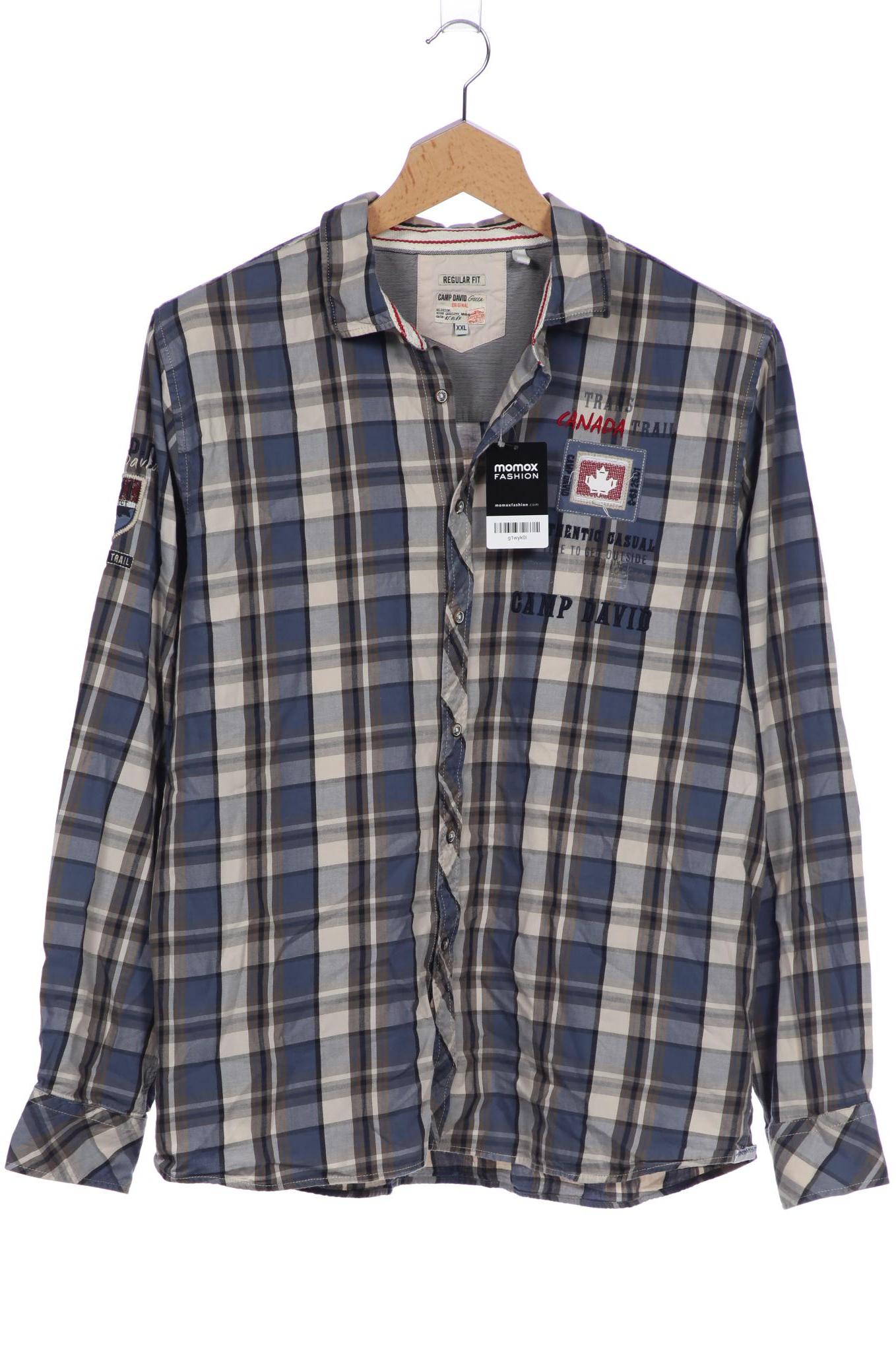 

Camp David Herren Hemd, blau, Gr. 56