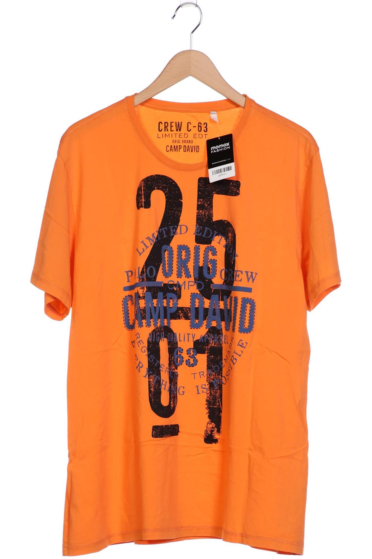 

Camp David Herren T-Shirt, orange, Gr. 58