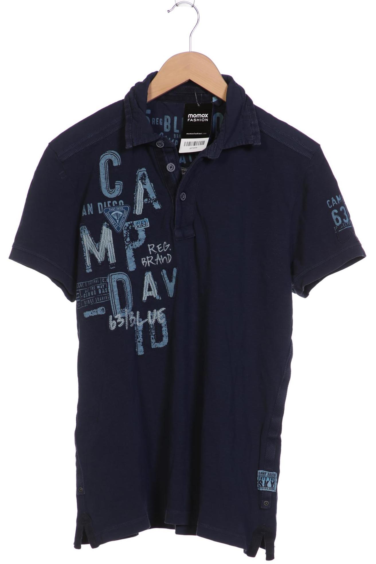 

Camp David Herren Poloshirt, marineblau