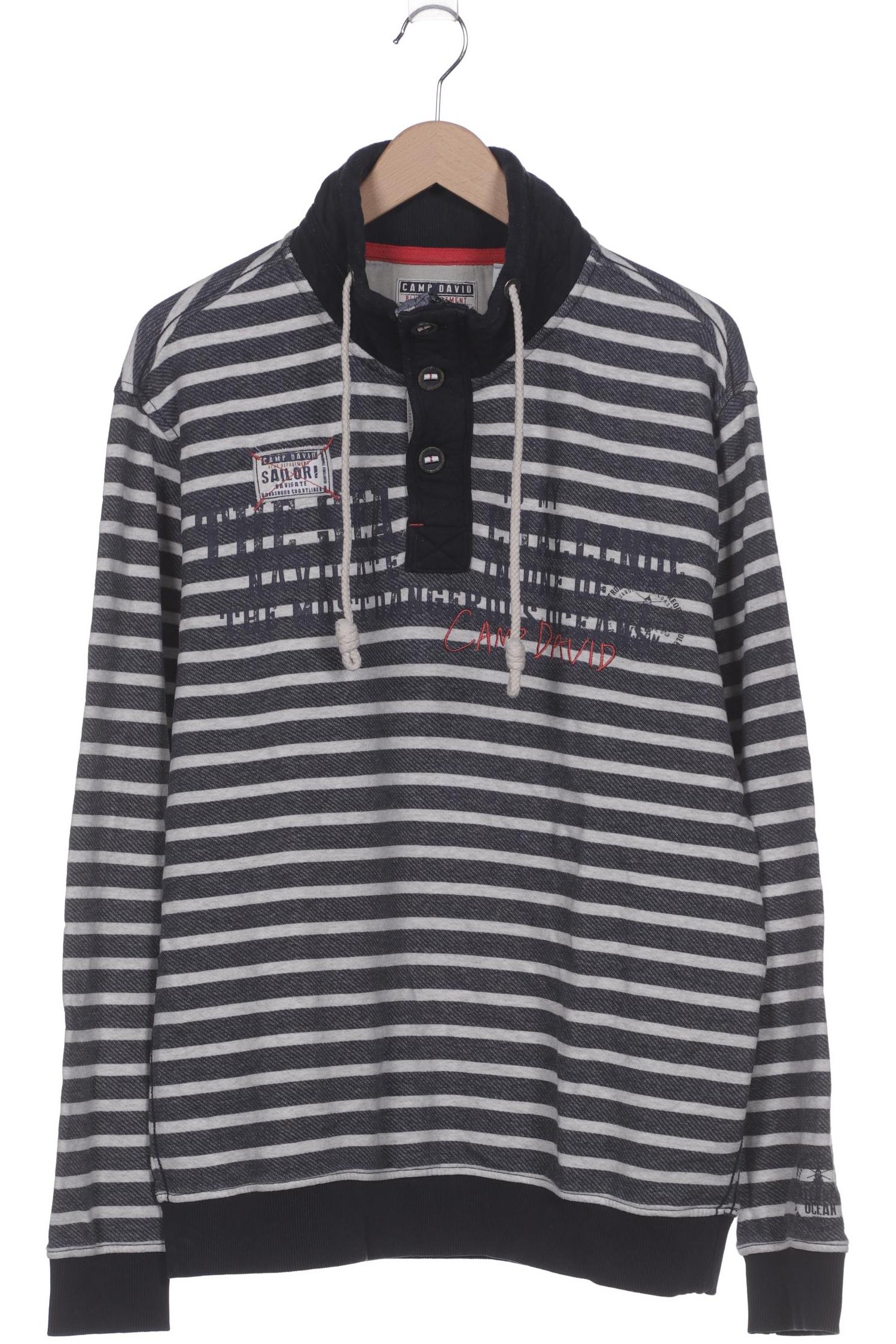 

Camp David Herren Sweatshirt, marineblau, Gr. 54