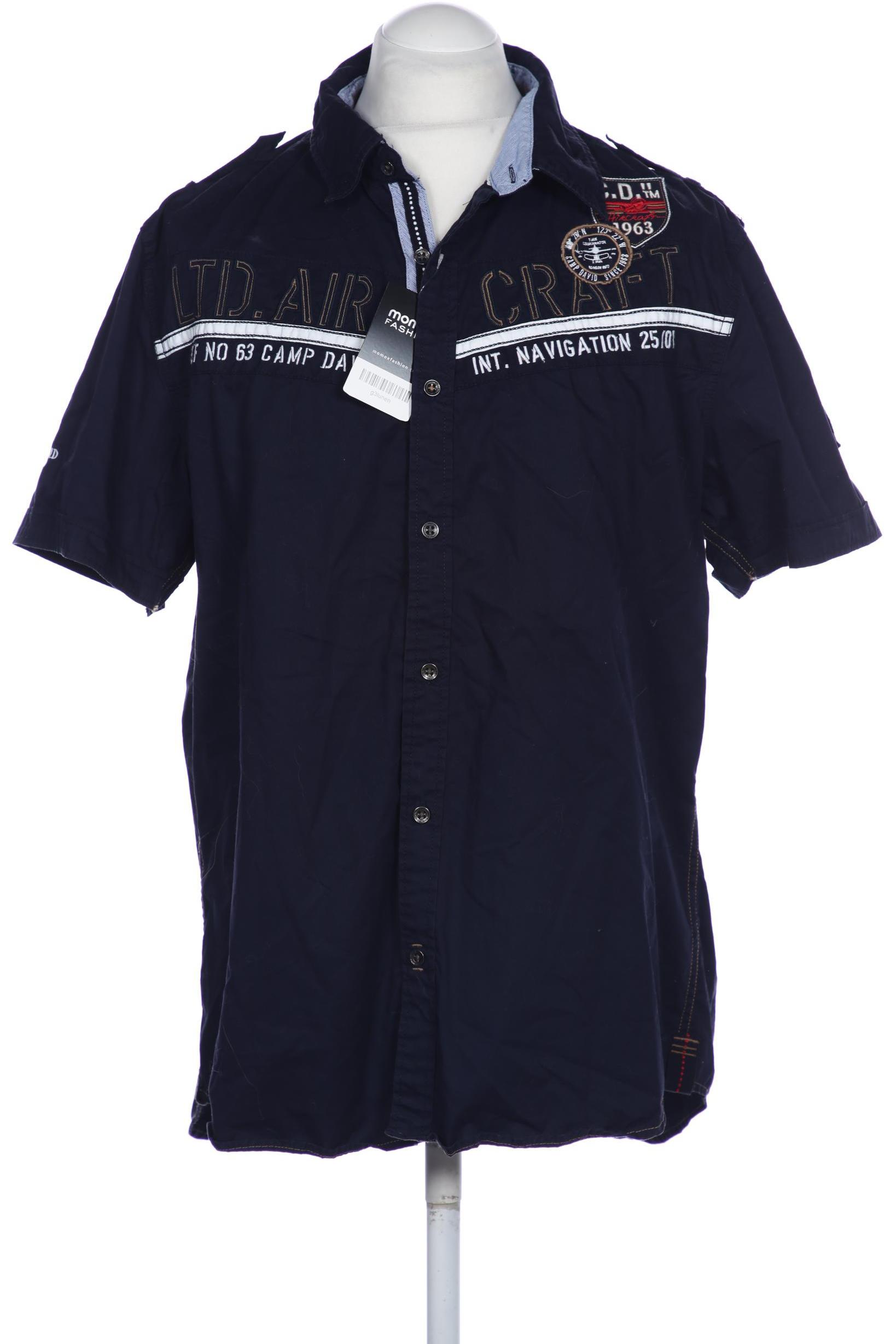 

Camp David Herren Hemd, marineblau
