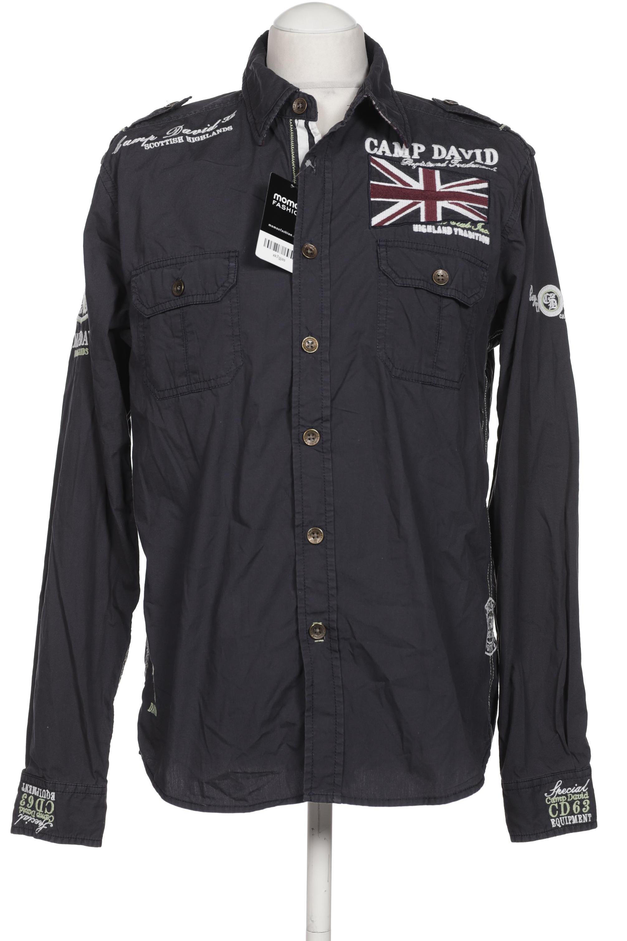 

Camp David Herren Hemd, marineblau, Gr. 48