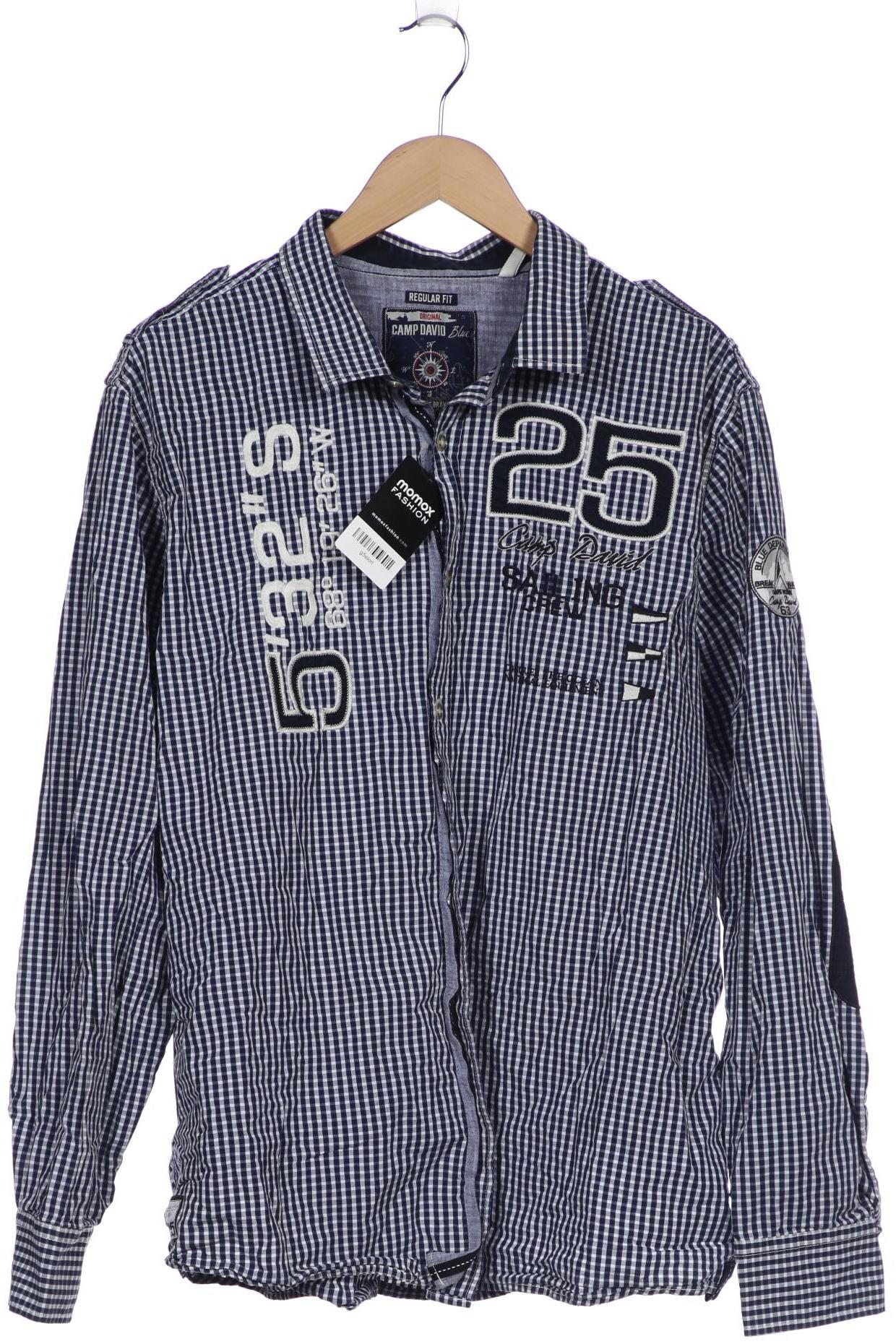

Camp David Herren Hemd, marineblau
