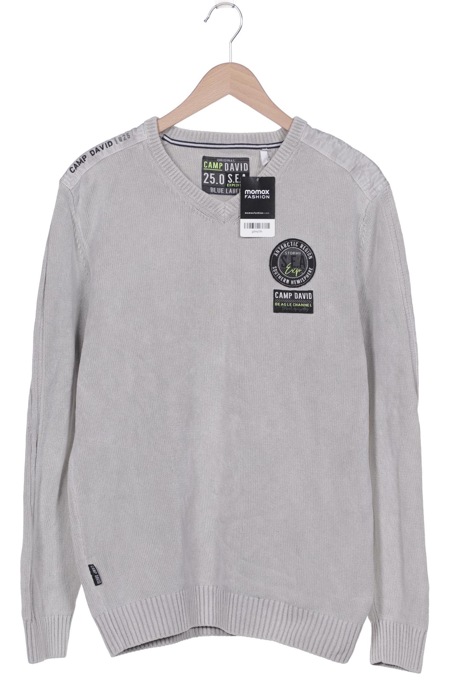 

Camp David Herren Pullover, grau