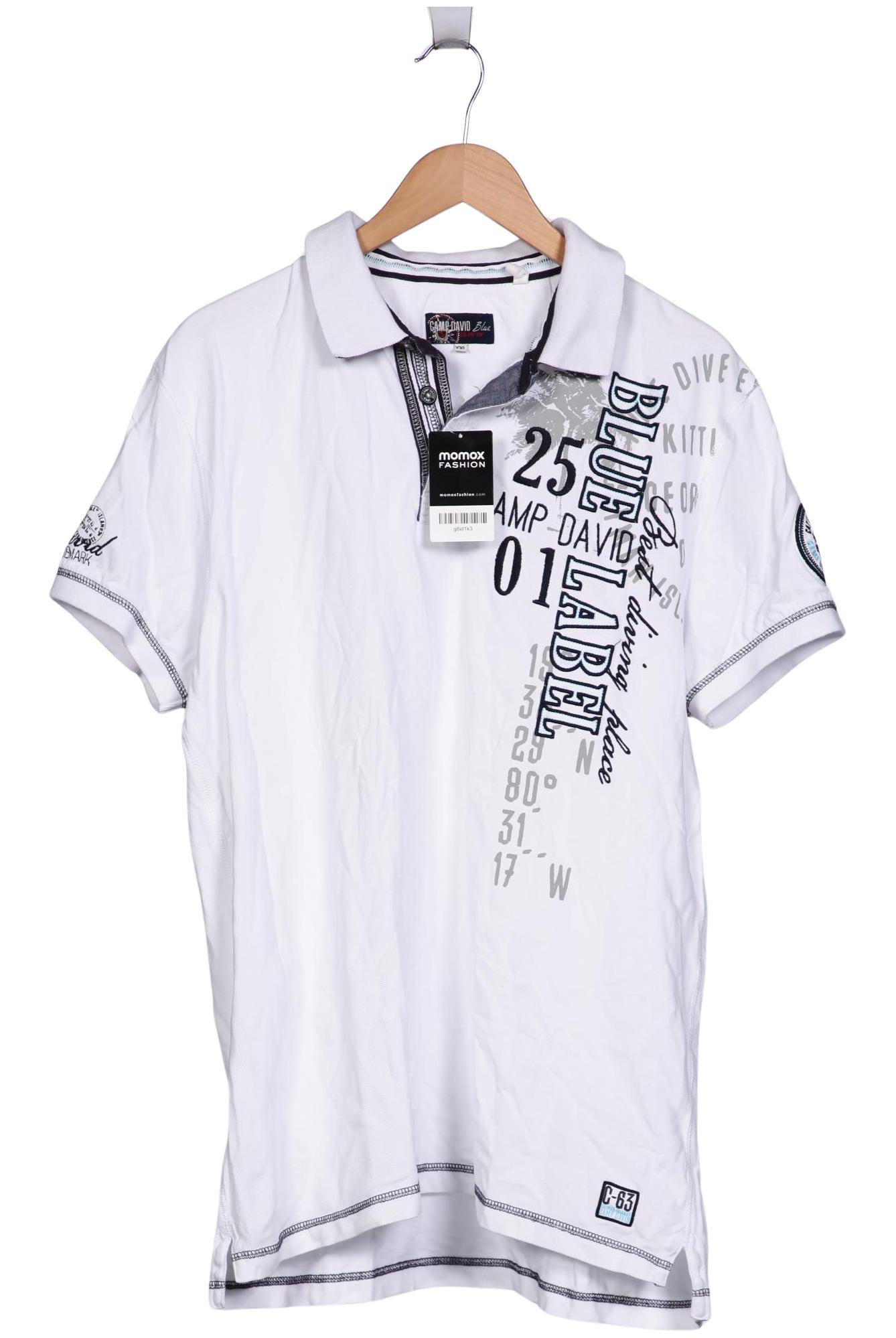 

Camp David Herren Poloshirt, weiß, Gr. 56