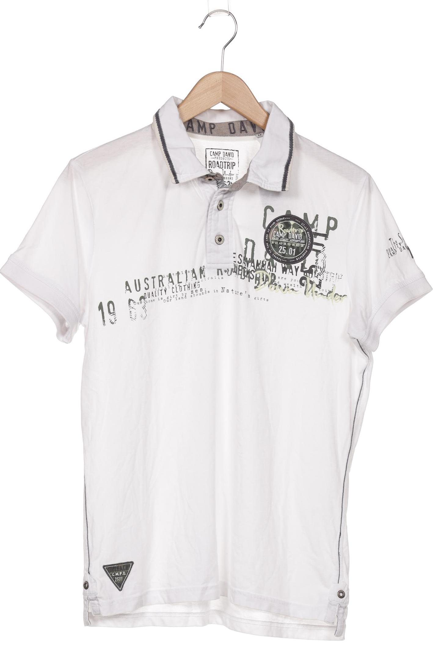

Camp David Herren Poloshirt, weiß, Gr. 48