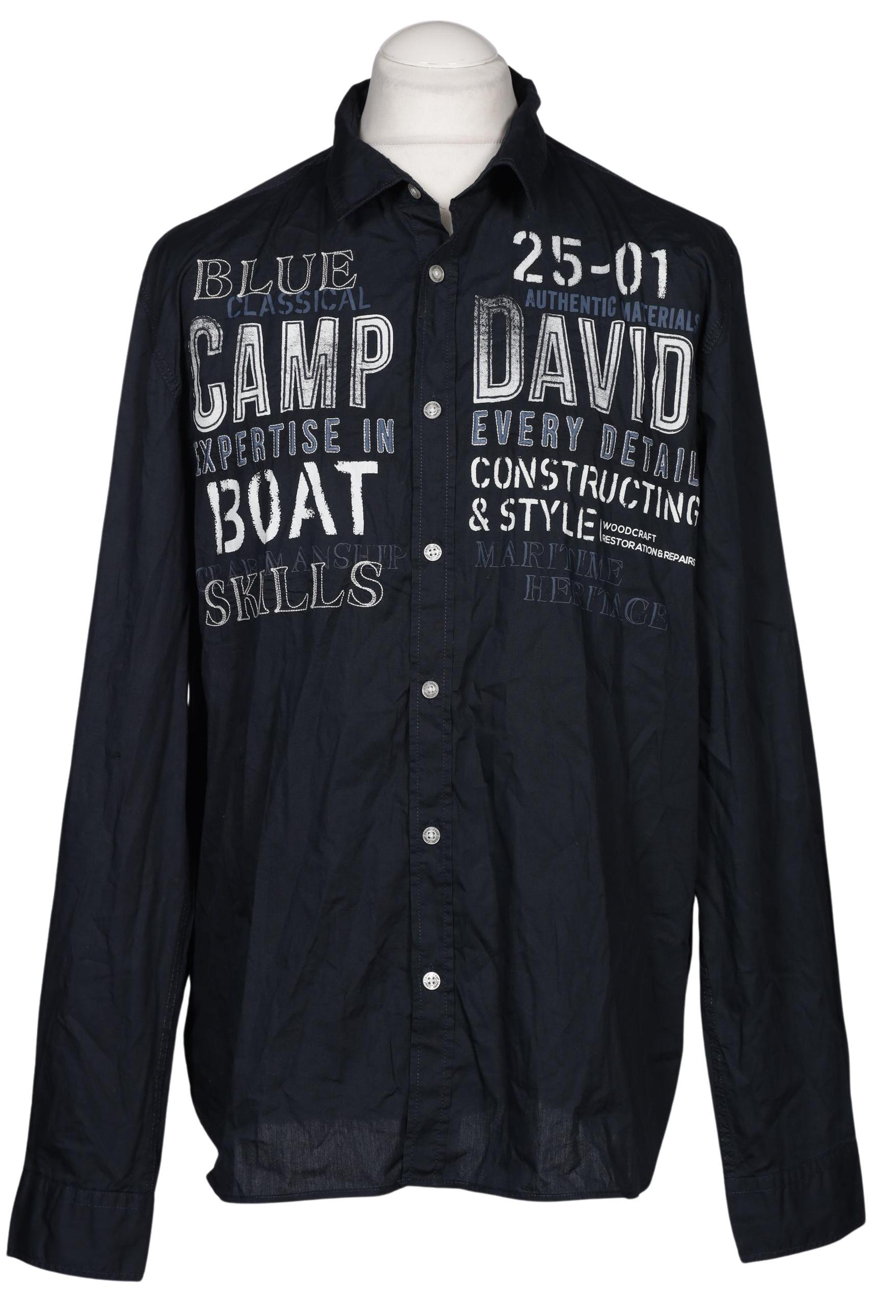 

Camp David Herren Hemd, marineblau, Gr. 54