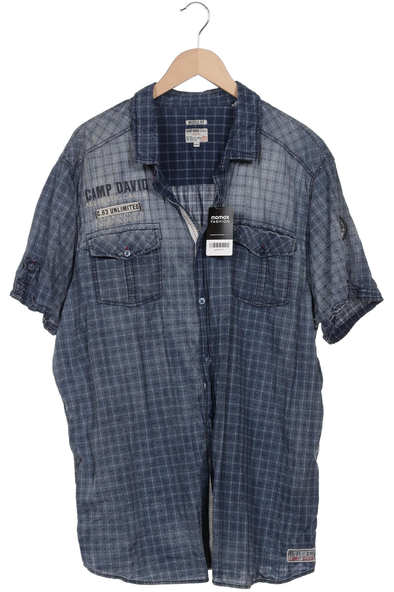 

Camp David Herren Hemd, marineblau, Gr. 58