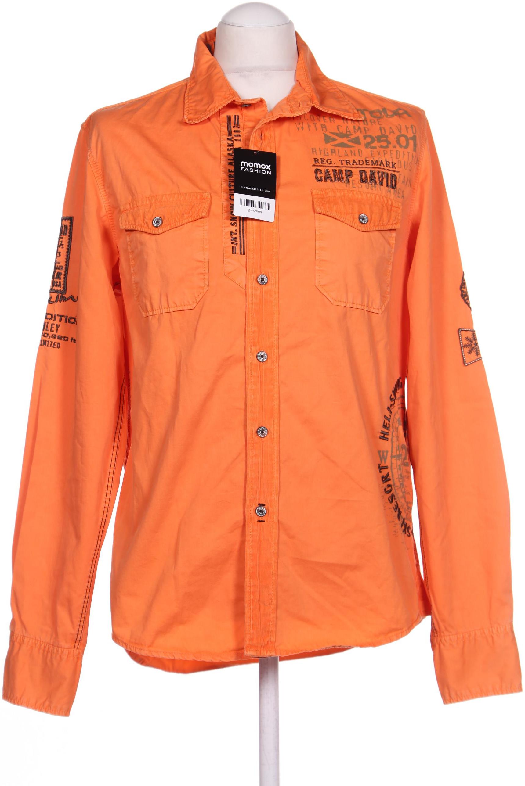 

Camp David Herren Hemd, orange