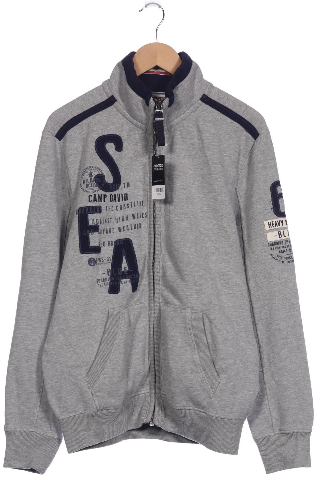 Thumbnail - Camp David Herren Sweatshirt, grau, Gr. 52