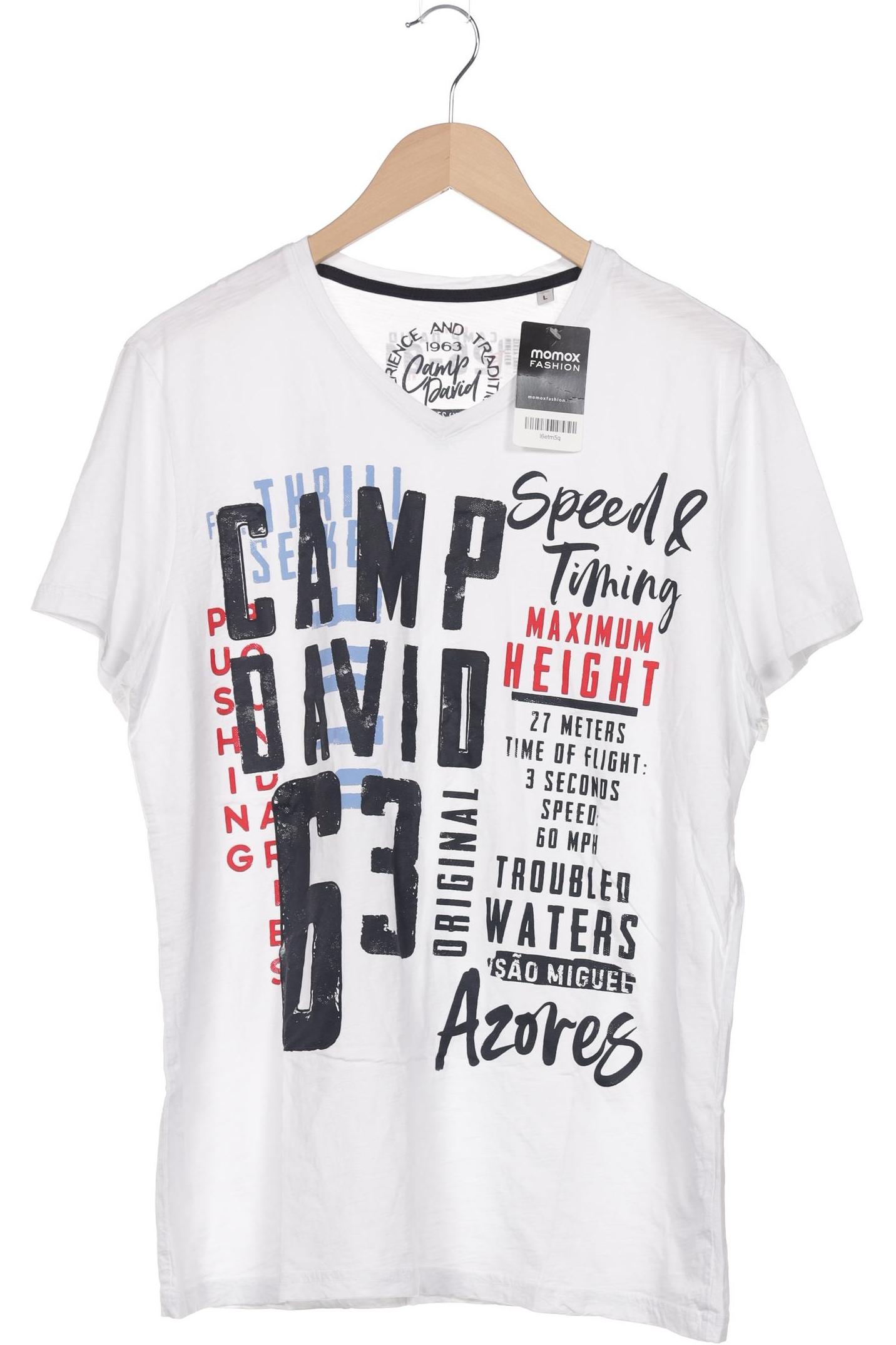 

Camp David Herren T-Shirt, weiß, Gr. 52