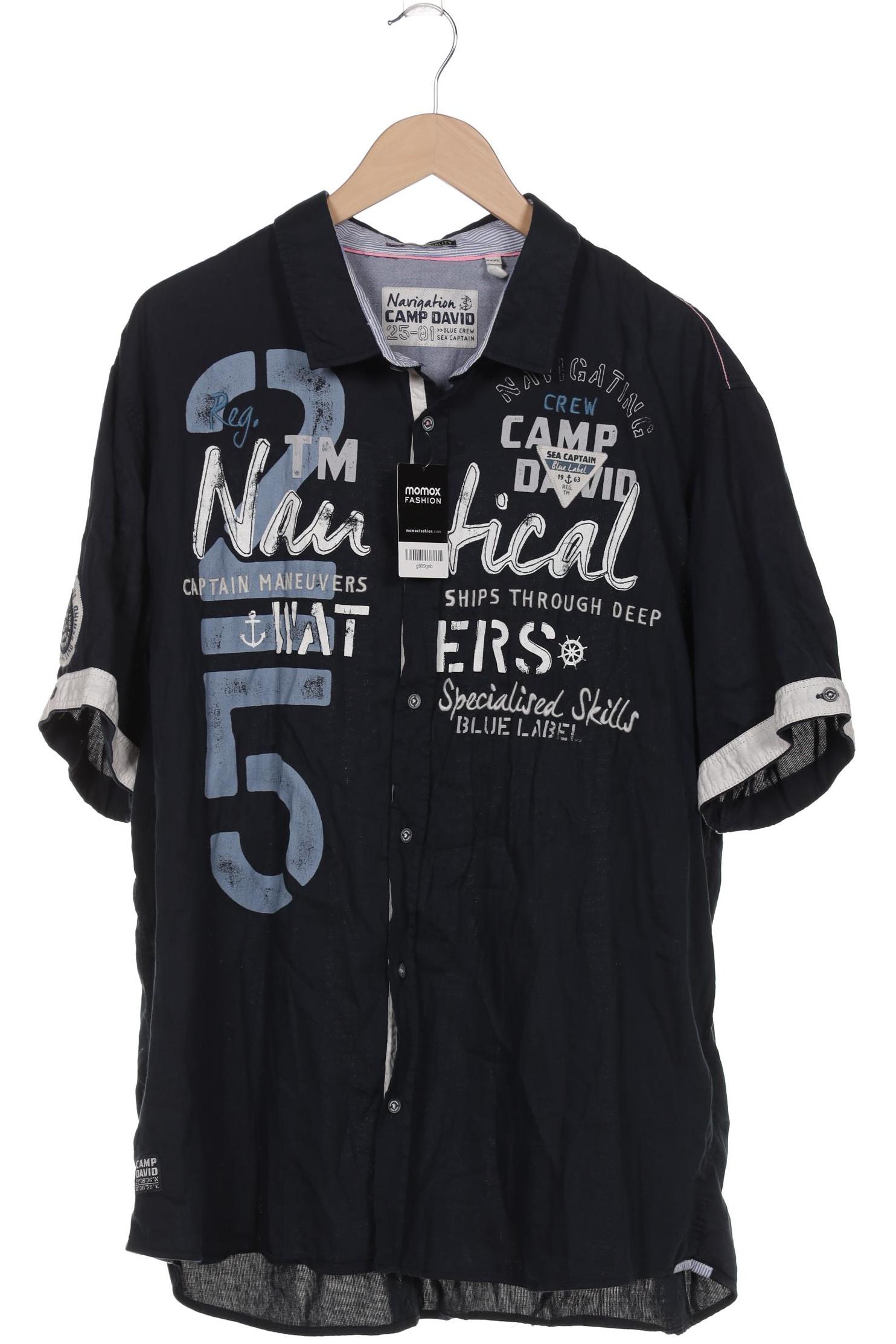 

Camp David Herren Hemd, marineblau, Gr. 58