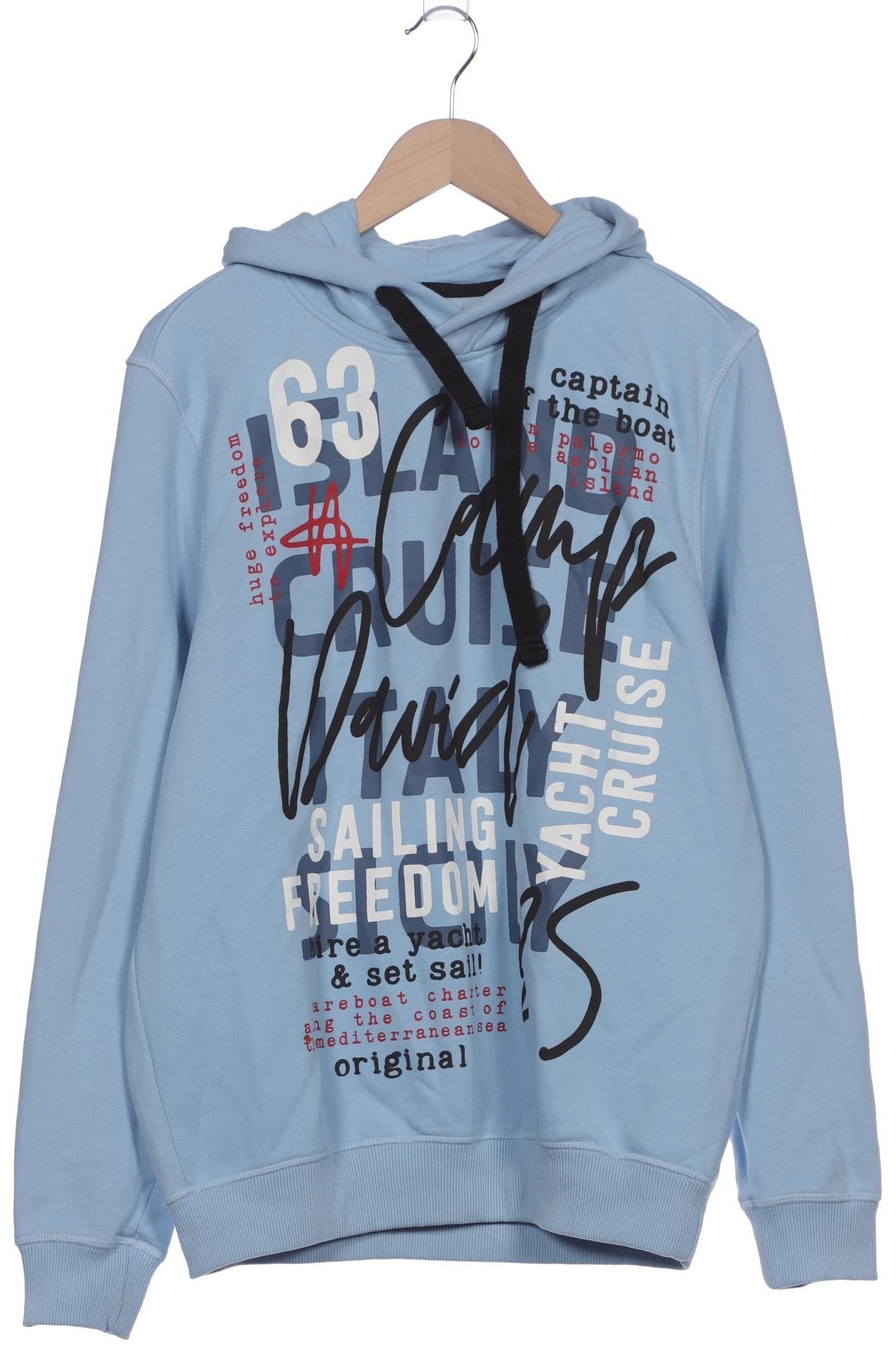 

Camp David Herren Kapuzenpullover, blau, Gr. 48