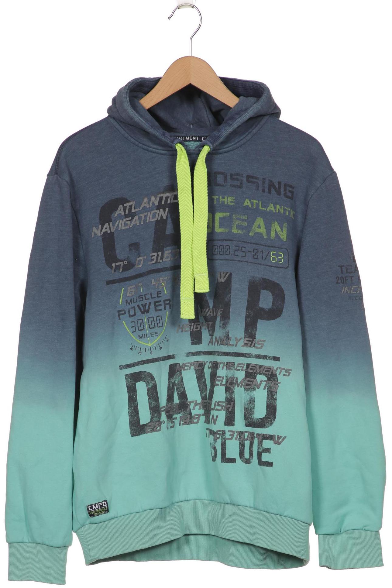 

Camp David Herren Kapuzenpullover, blau, Gr. 54
