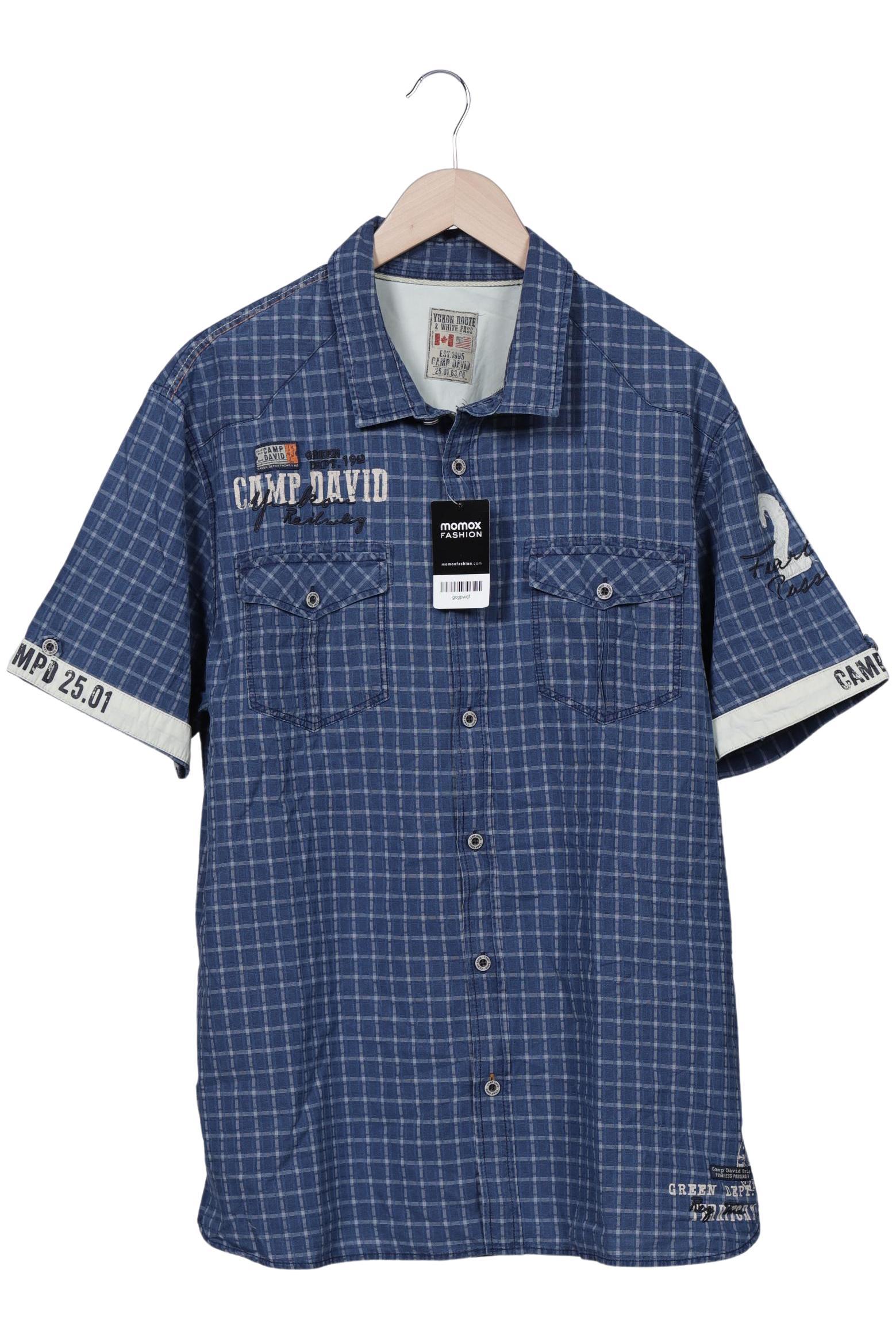 

Camp David Herren Hemd, marineblau, Gr. 56