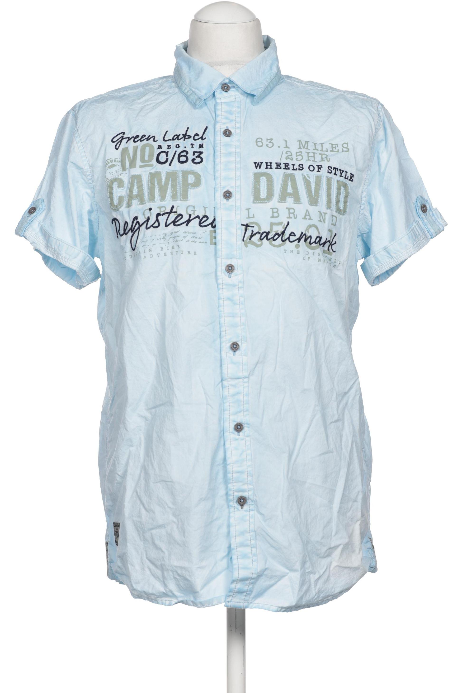 

Camp David Herren Hemd, hellblau, Gr. 46
