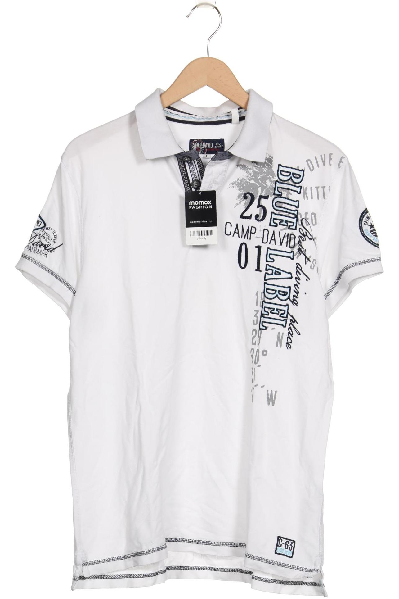

Camp David Herren Poloshirt, weiß, Gr. 52