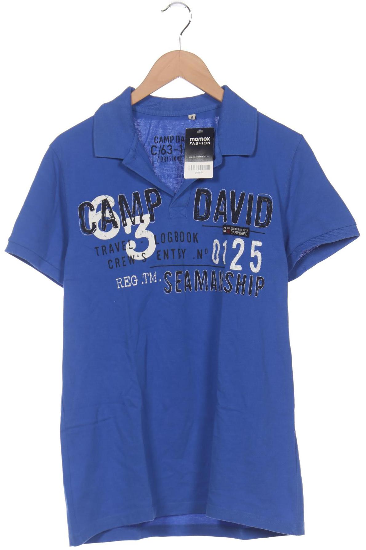 

Camp David Herren Poloshirt, blau, Gr. 48