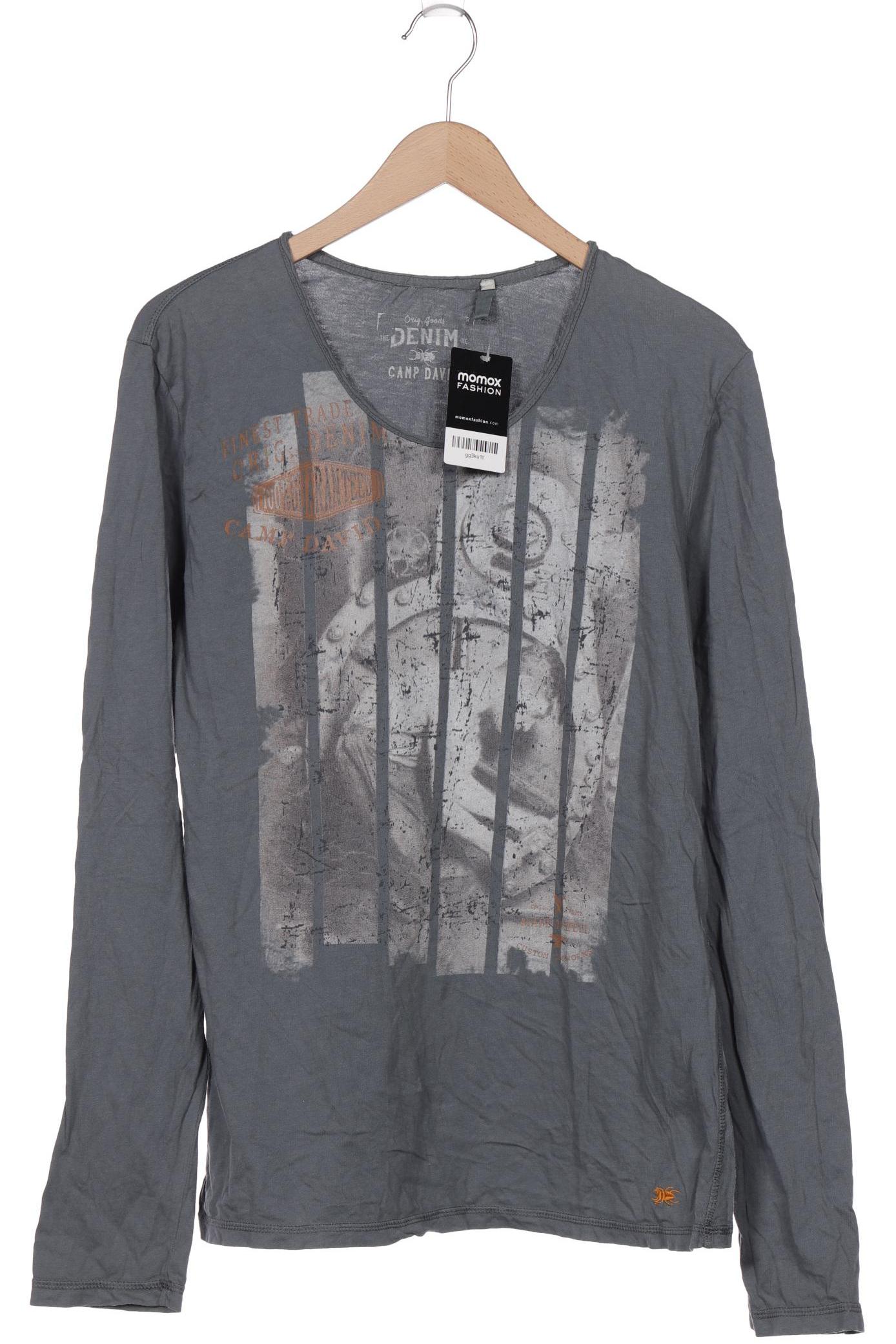 

Camp David Herren Langarmshirt, grau