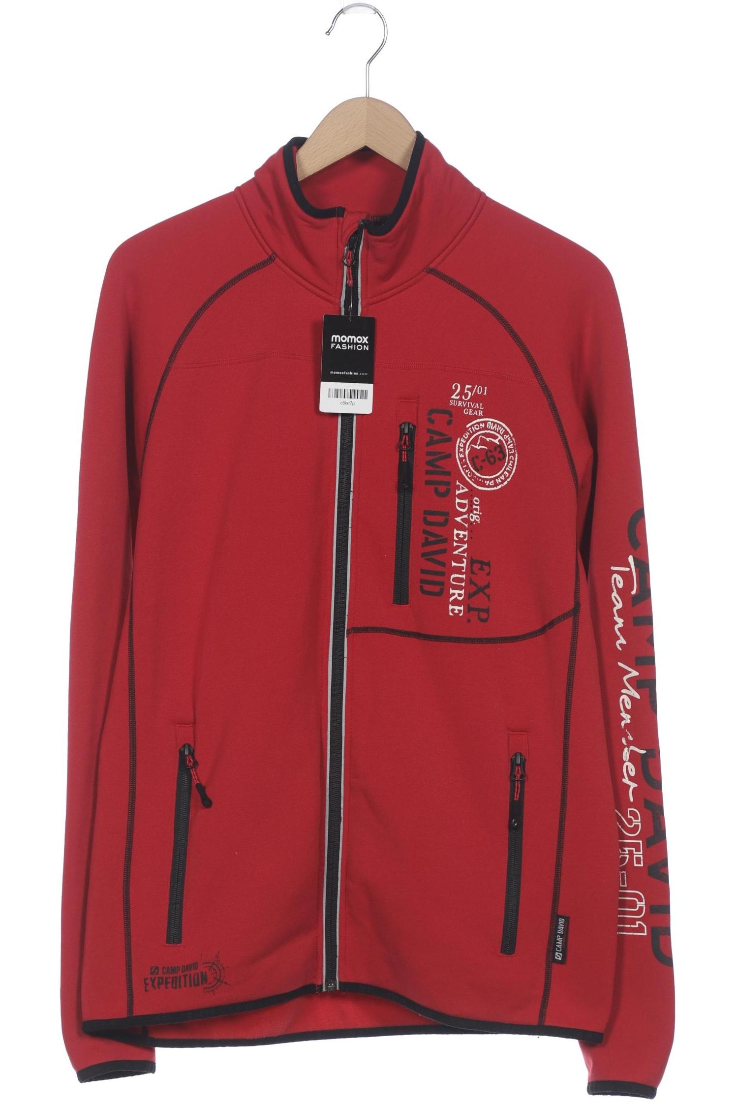 Thumbnail - Camp David Herren Sweatshirt, rot, Gr. 56