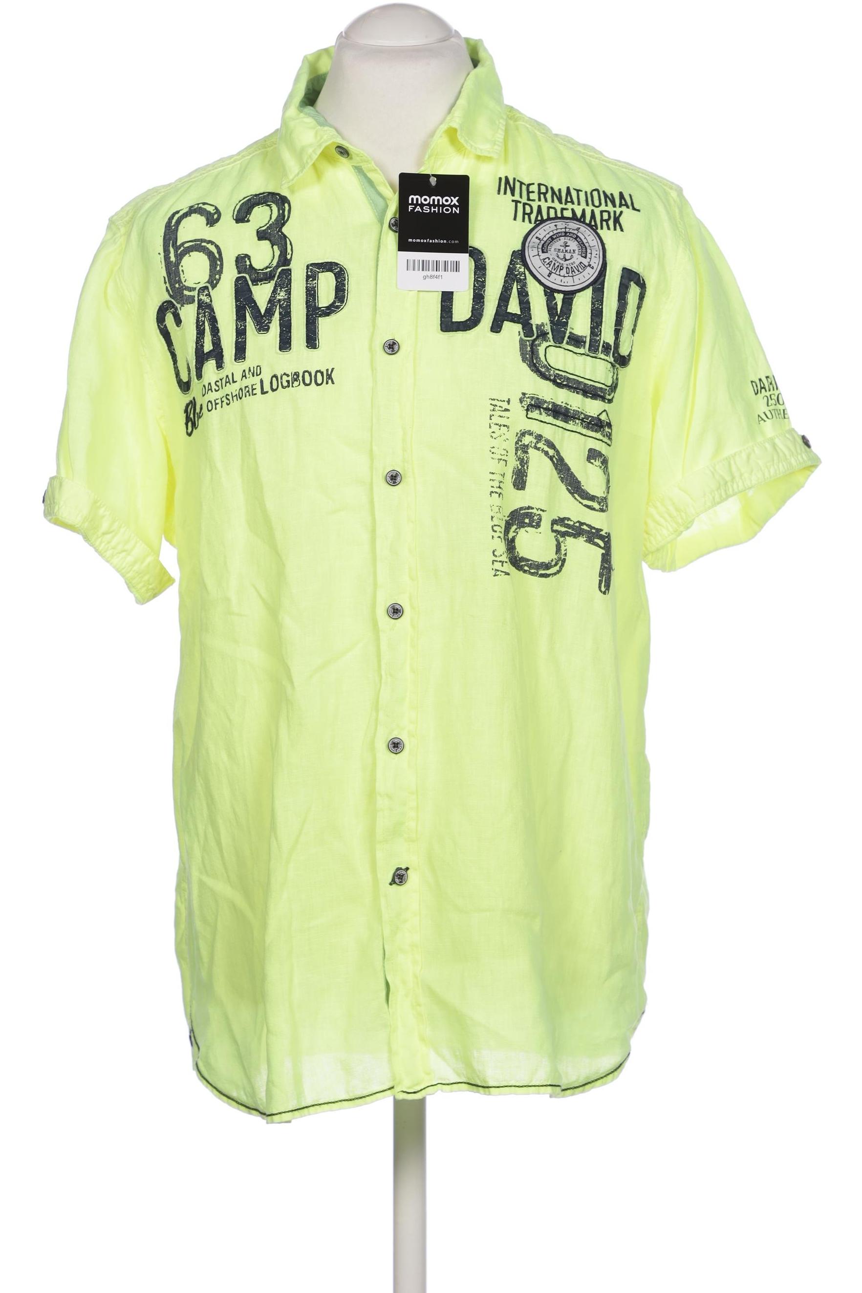 

Camp David Herren Hemd, hellgrün, Gr. 48