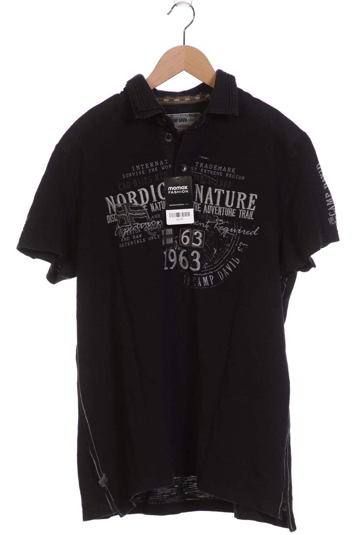 

Camp David Herren Poloshirt, schwarz