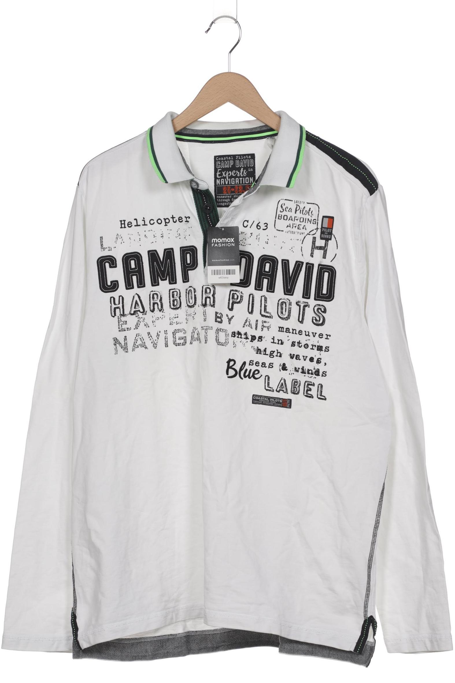 

Camp David Herren Poloshirt, weiß, Gr. 56