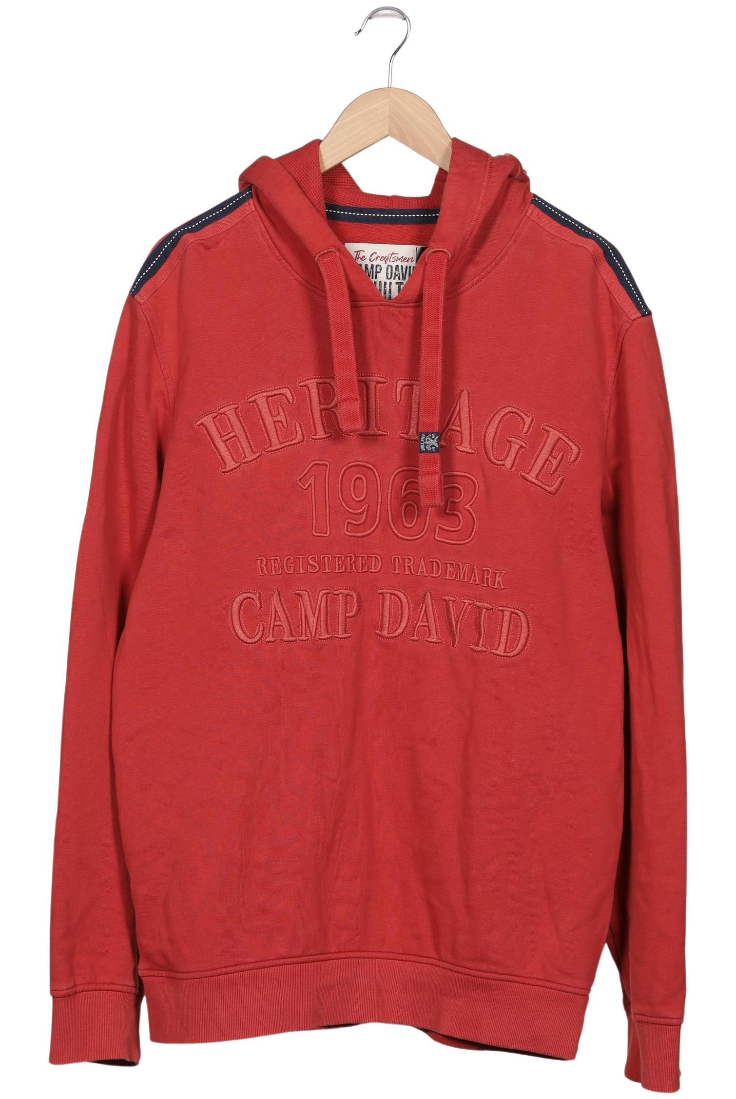 

Camp David Herren Kapuzenpullover, rot, Gr. 54