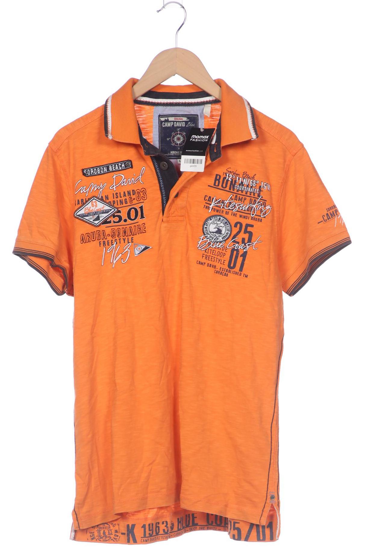 

Camp David Herren Poloshirt, orange, Gr. 52