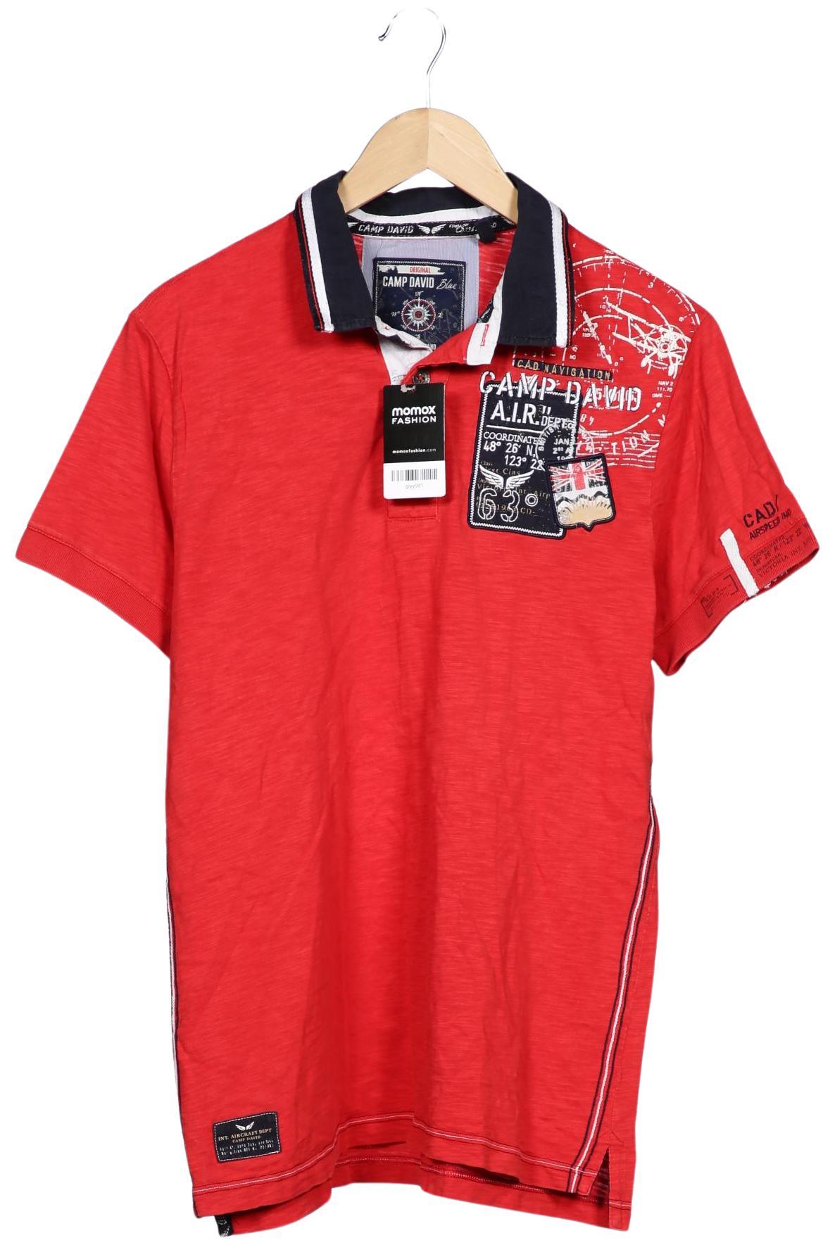 

Camp David Herren Poloshirt, rot, Gr. 52
