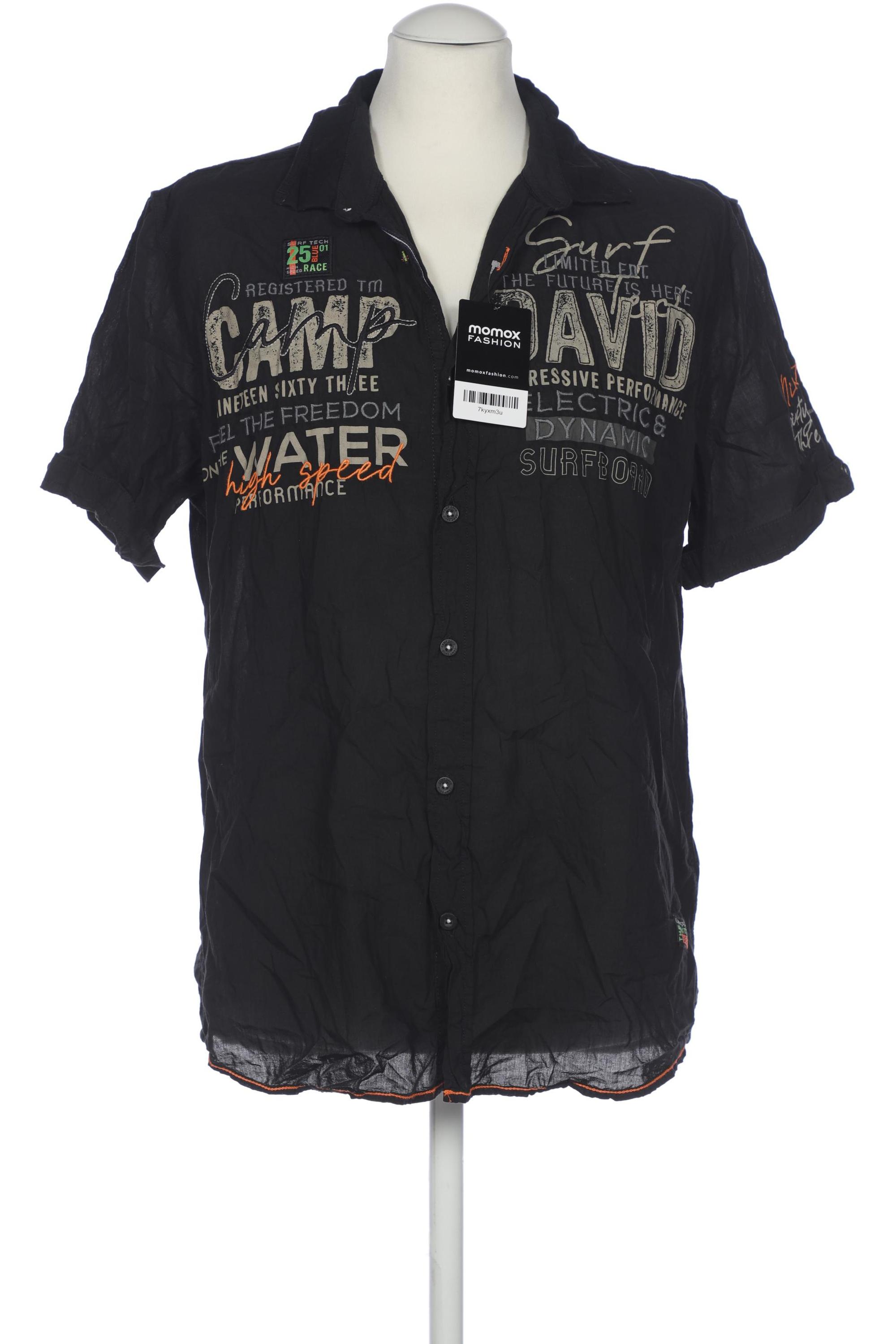 

Camp David Herren Hemd, schwarz, Gr. 48