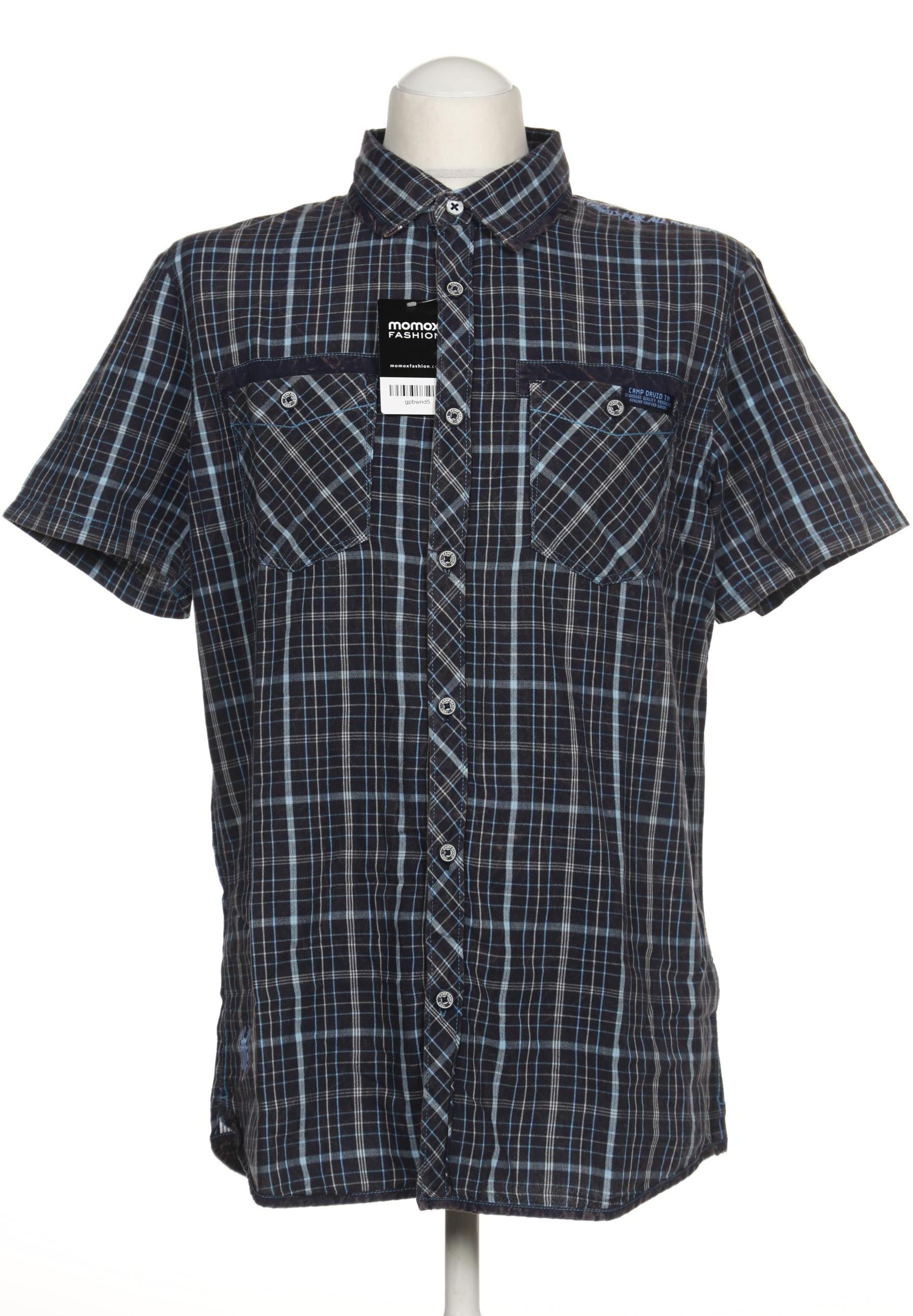 

Camp David Herren Hemd, marineblau