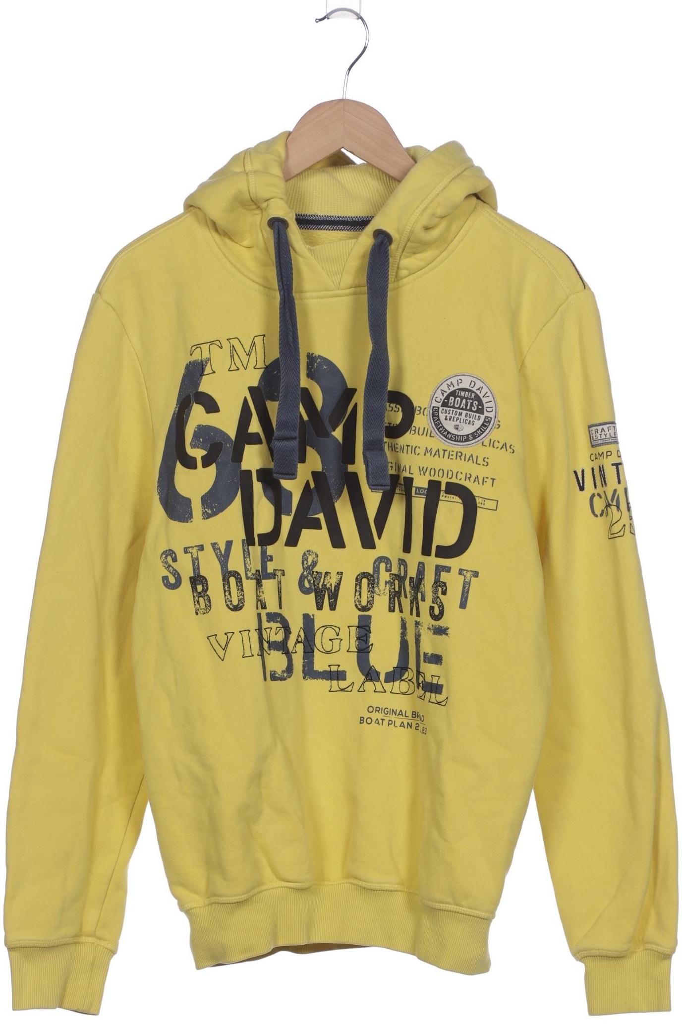 

Camp David Herren Kapuzenpullover, gelb, Gr. 52