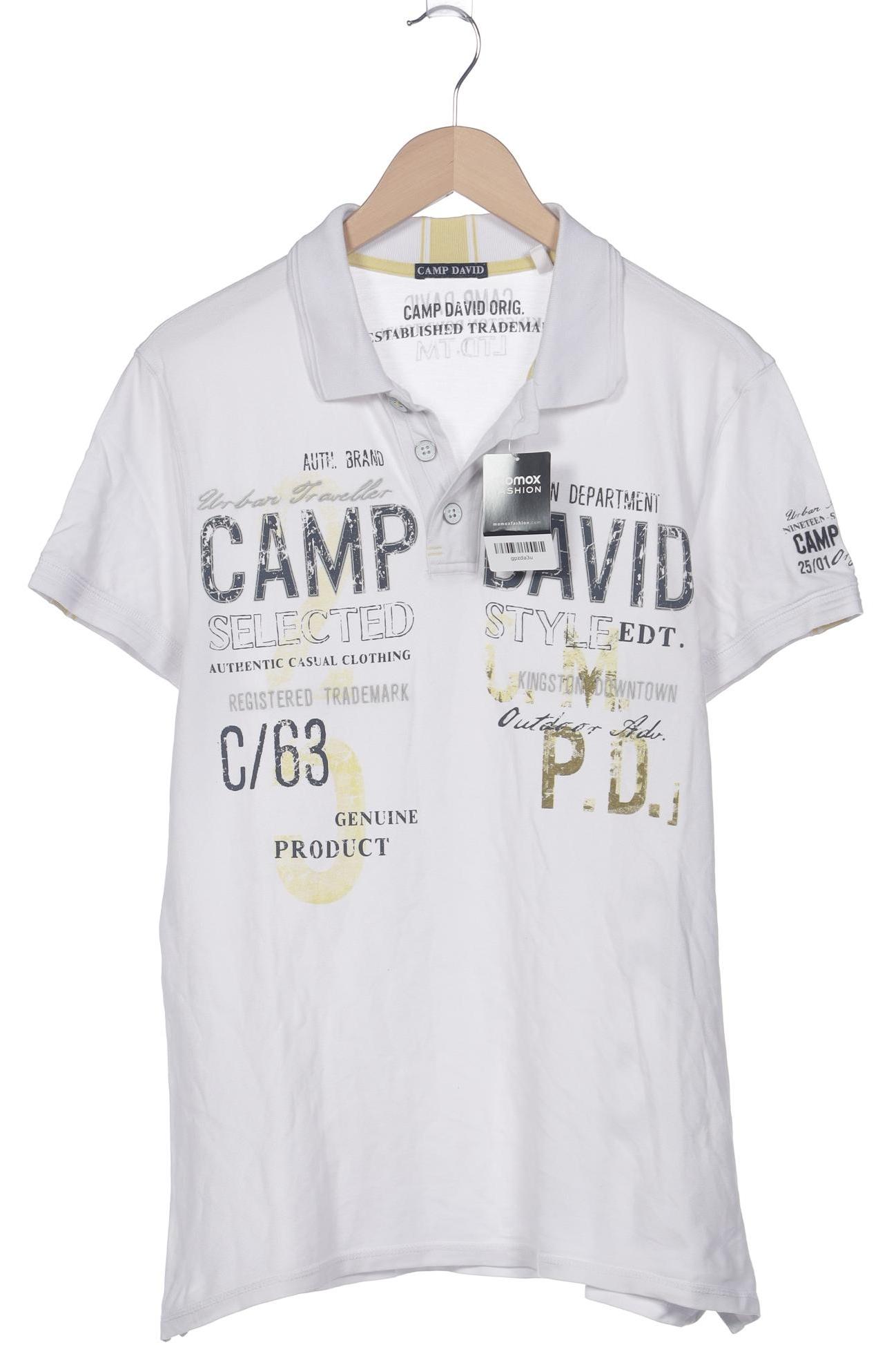 

Camp David Herren Poloshirt, cremeweiß, Gr. 52