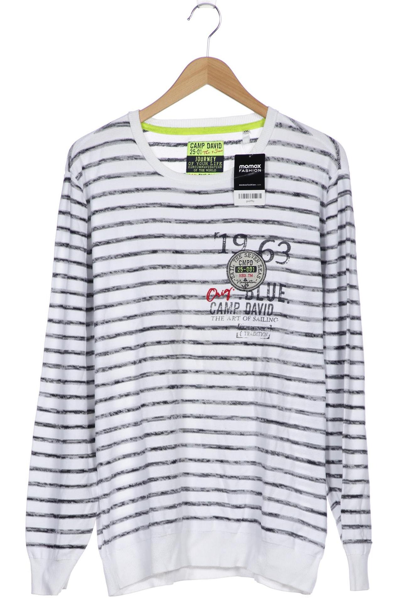 

Camp David Herren Pullover, weiß