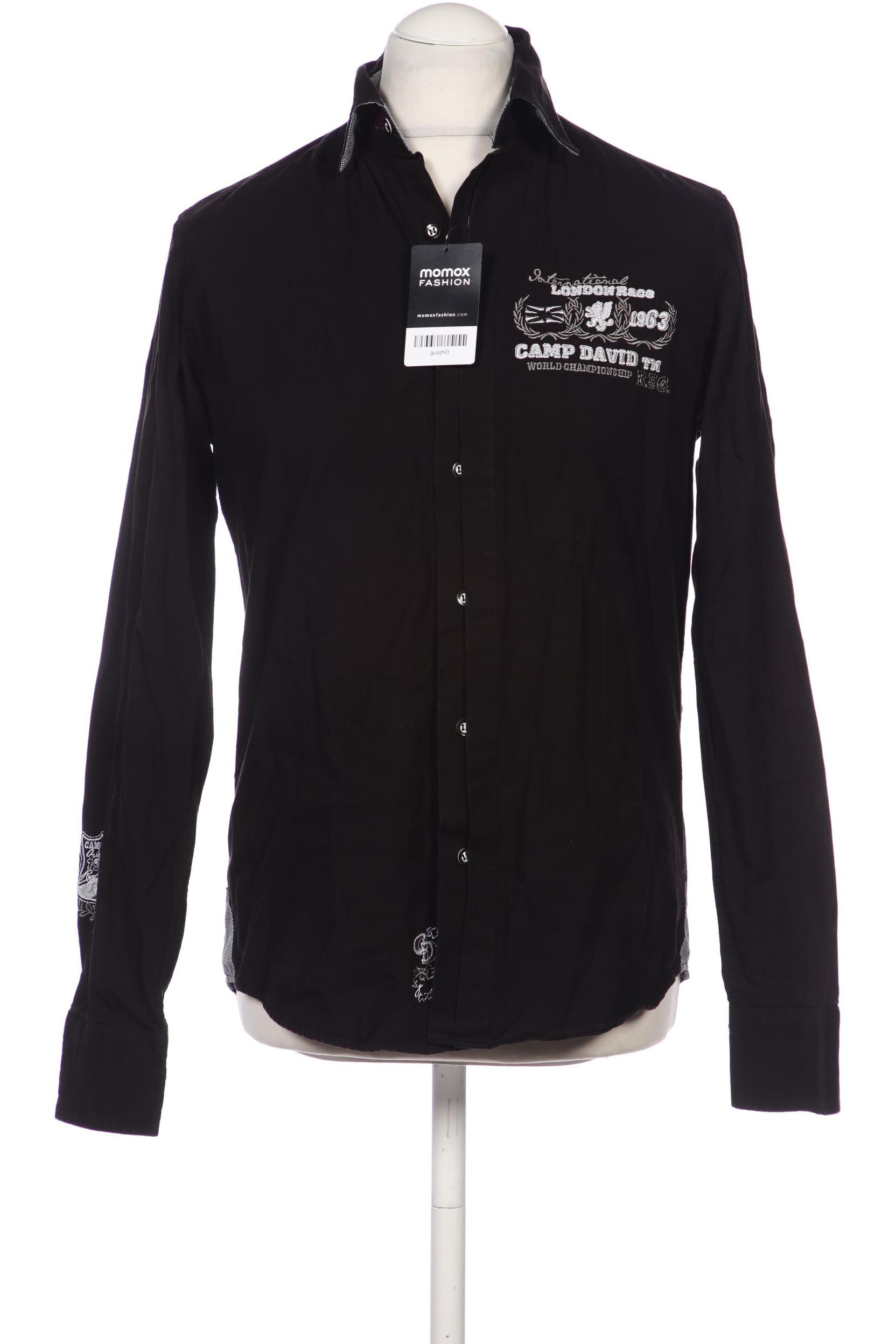 

Camp David Herren Hemd, schwarz