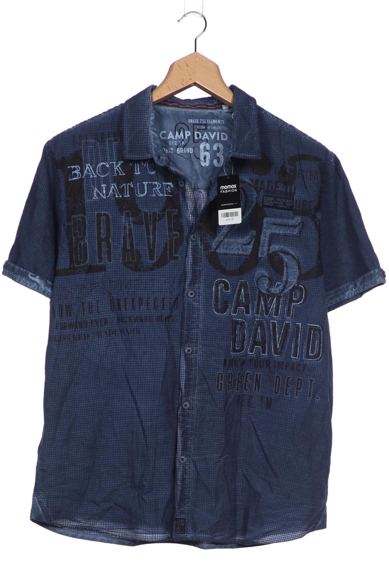 

Camp David Herren Hemd, blau, Gr. 56