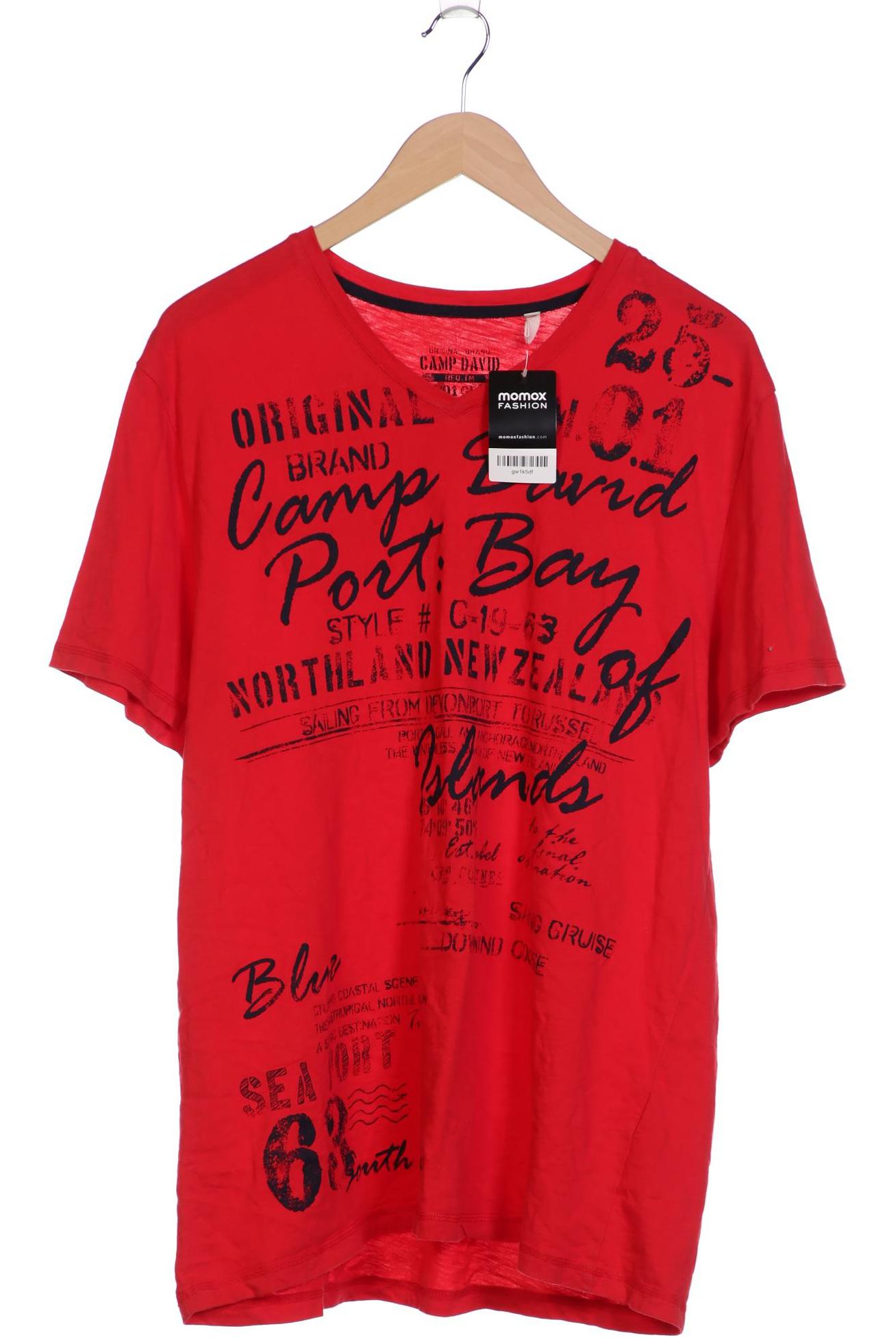 

Camp David Herren T-Shirt, rot, Gr. 56