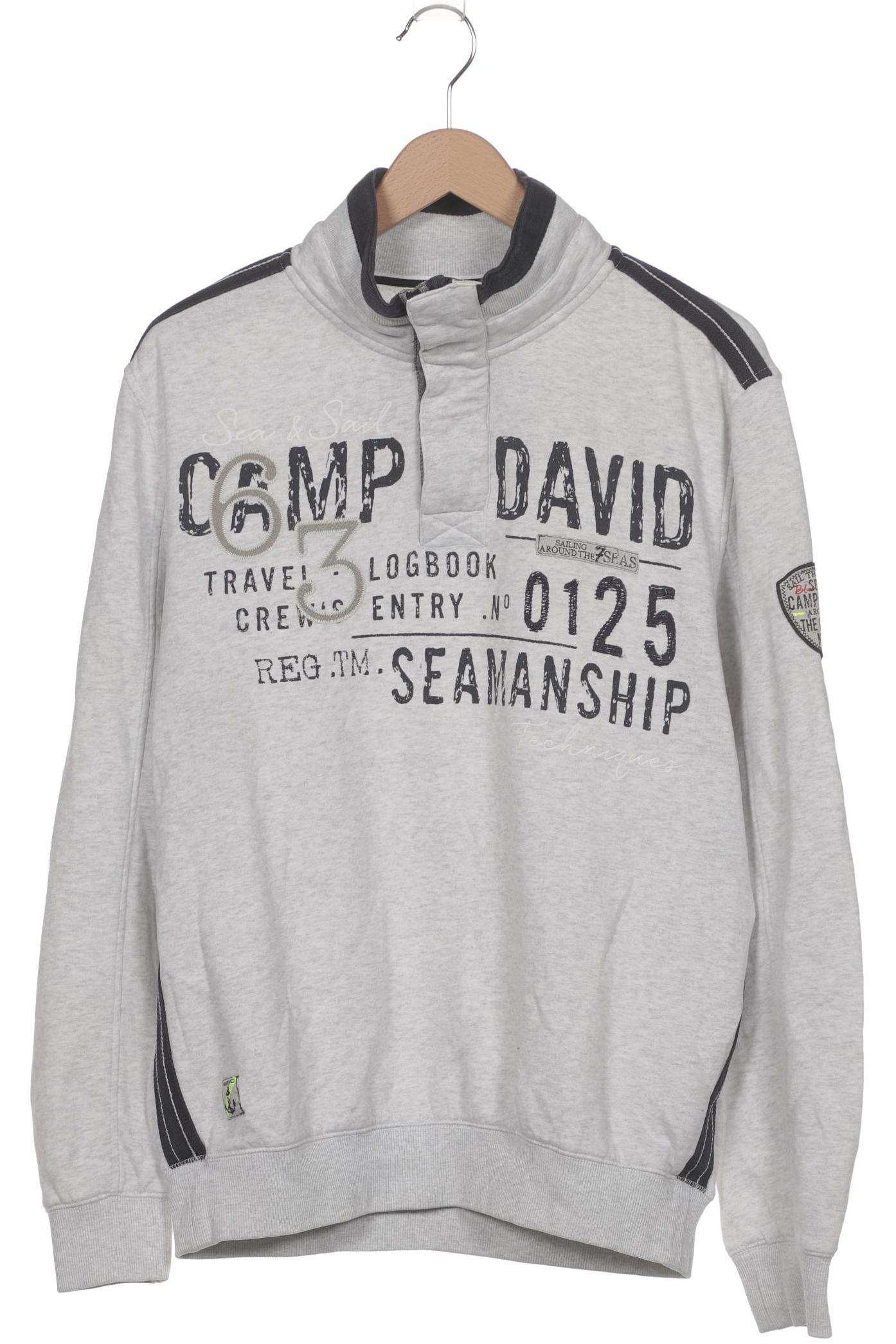 

Camp David Herren Sweatshirt, grau, Gr. 52