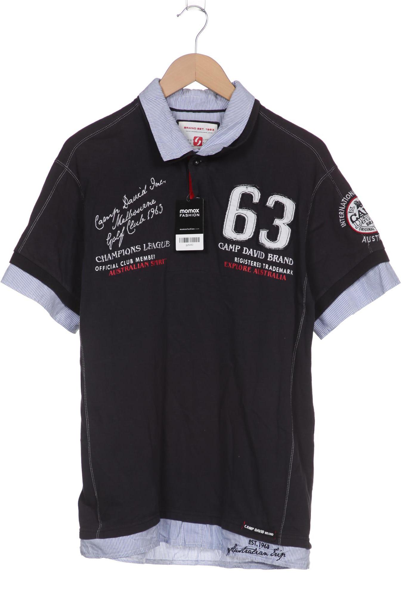 

Camp David Herren Poloshirt, grau