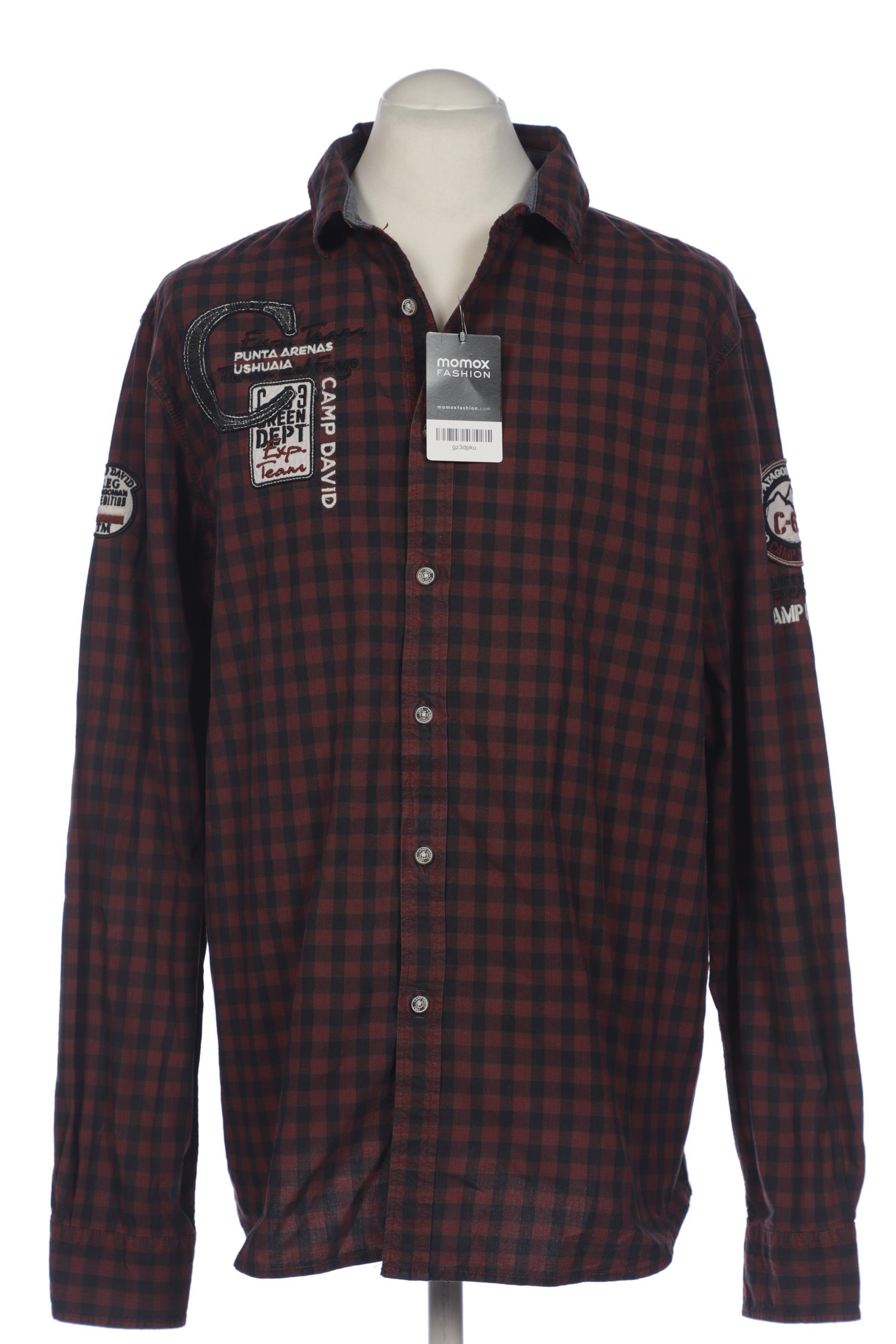 

Camp David Herren Hemd, bordeaux, Gr. 54