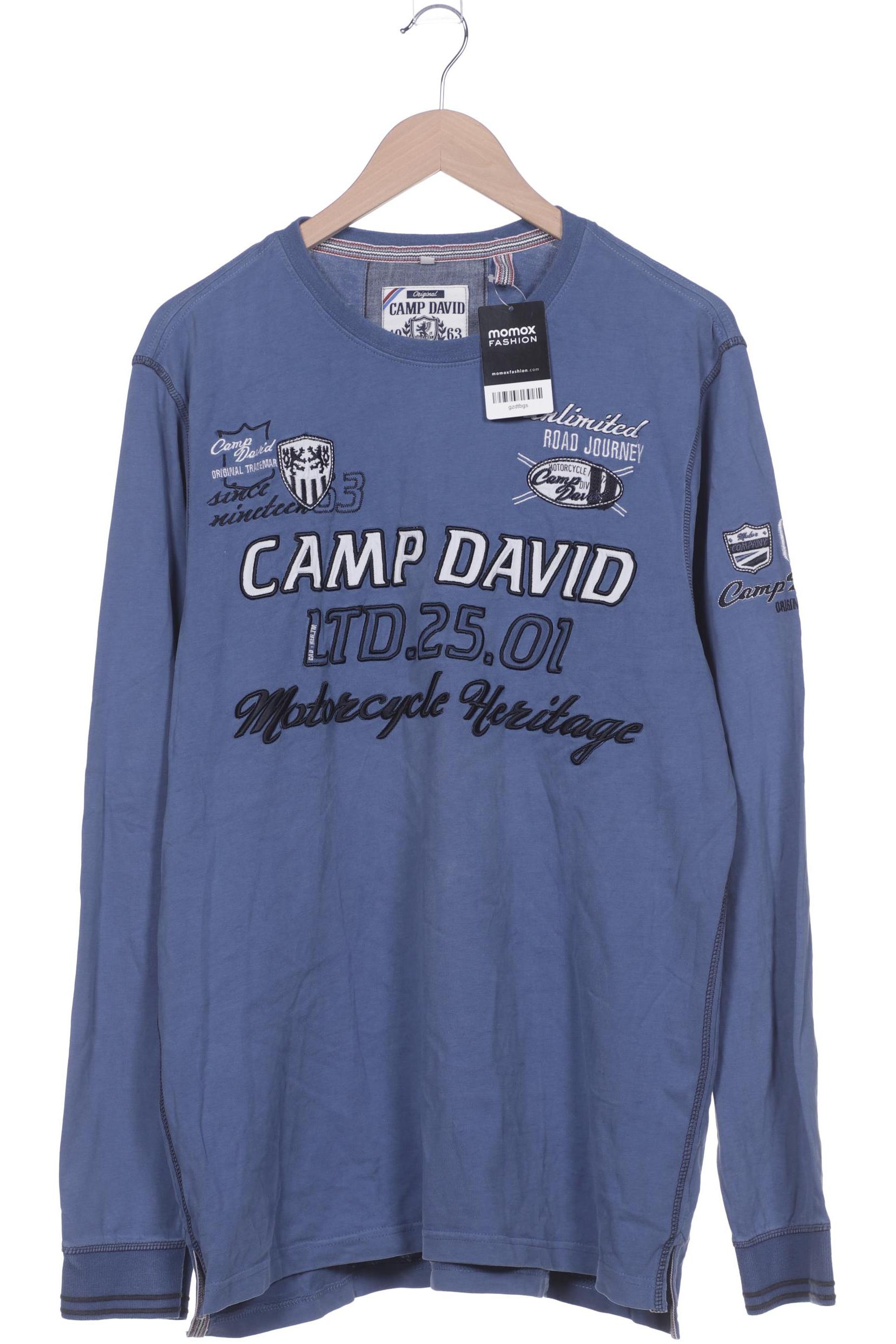

Camp David Herren Langarmshirt, blau