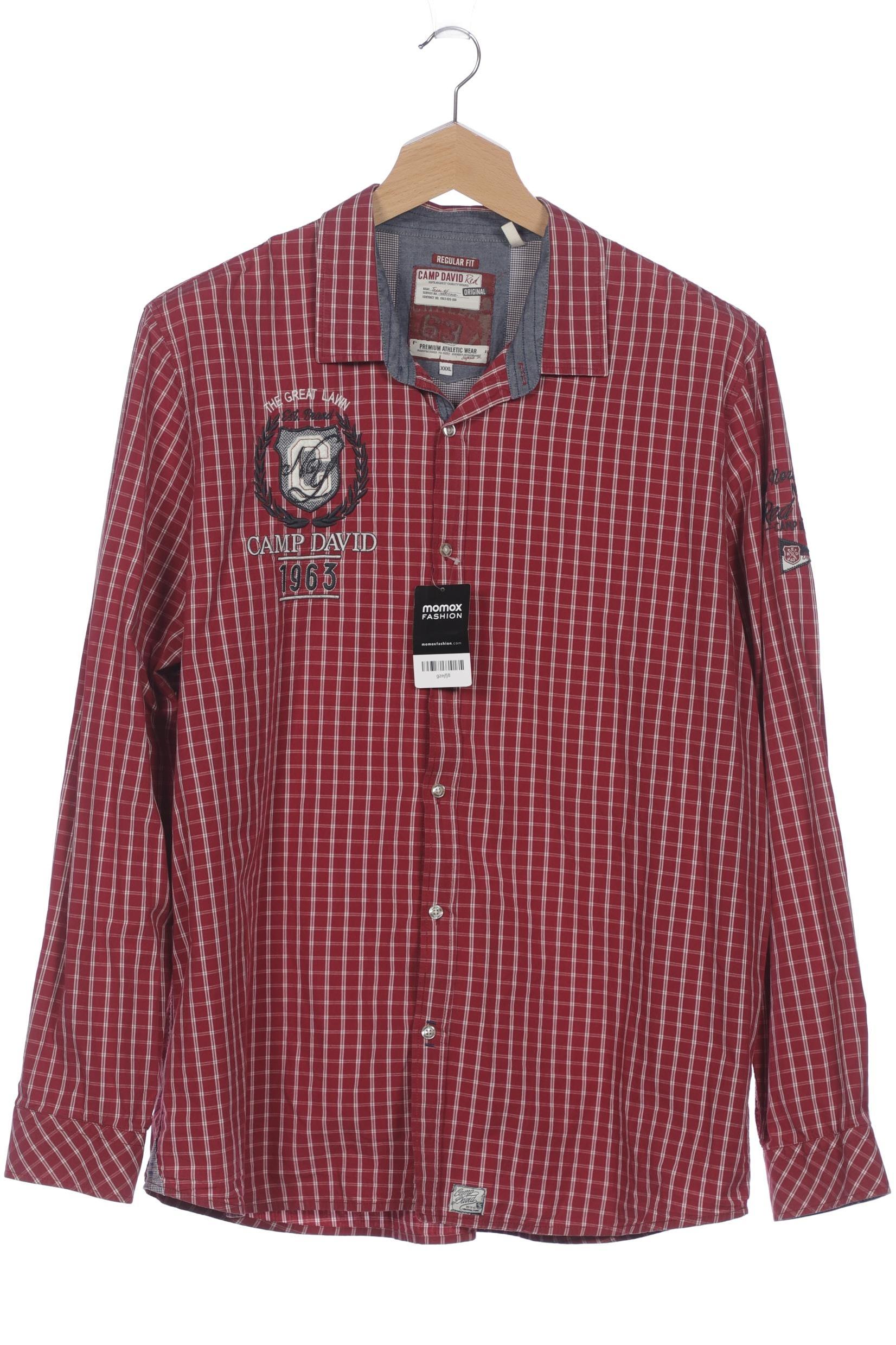 

Camp David Herren Hemd, bordeaux, Gr. 58