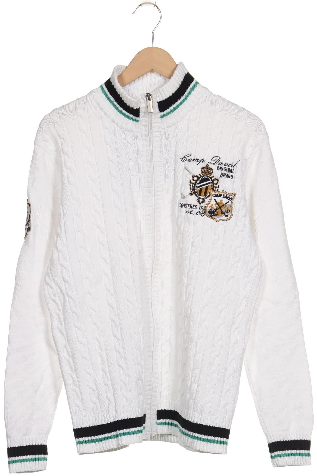 

Camp David Herren Strickjacke, weiß, Gr. 52