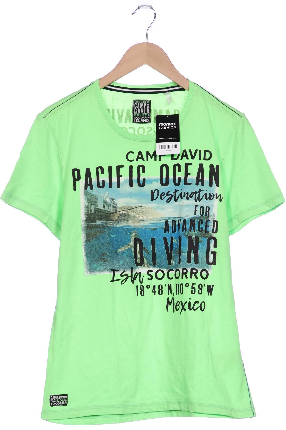 

Camp David Herren T-Shirt, hellgrün, Gr. 46