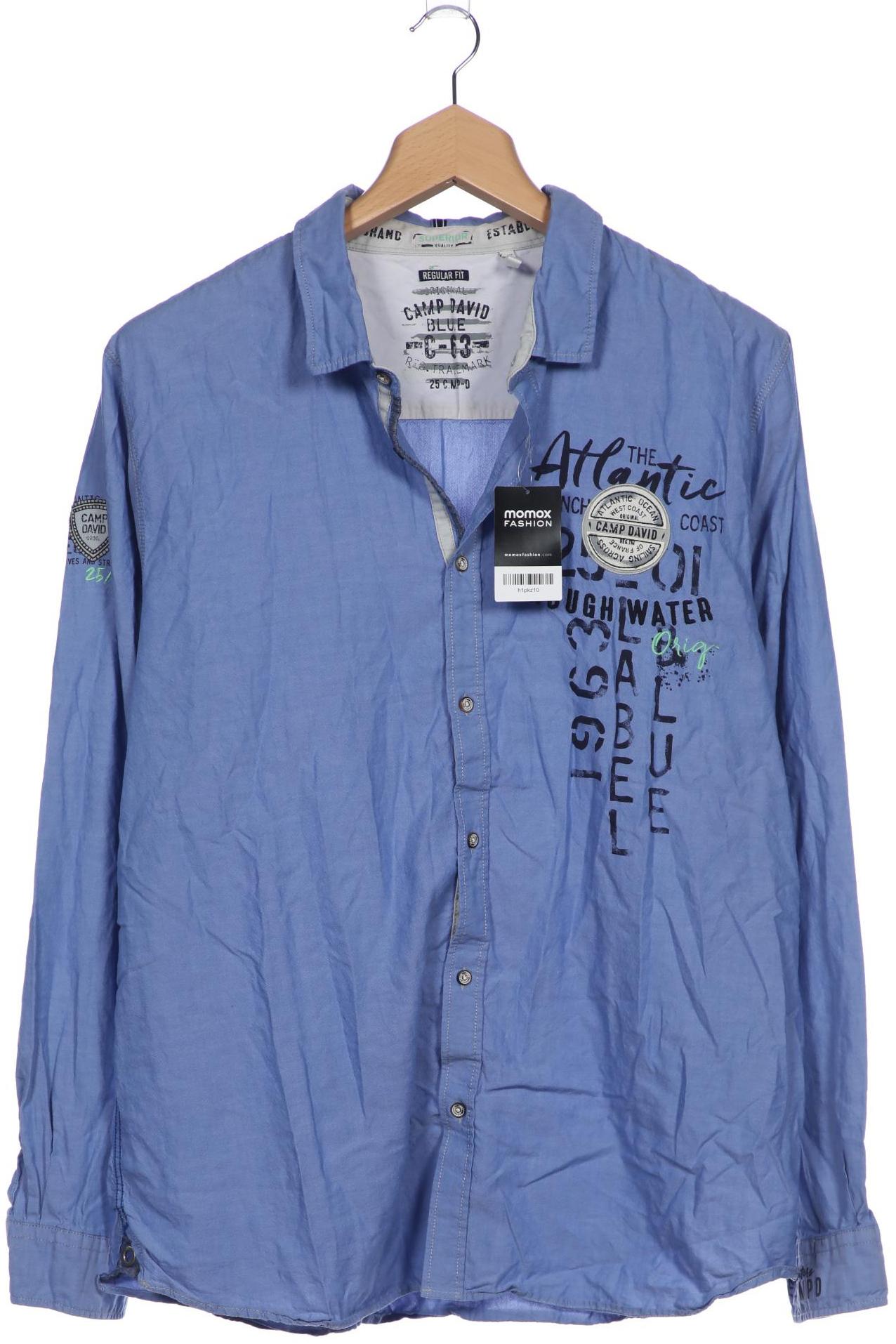 

Camp David Herren Hemd, blau, Gr. 58