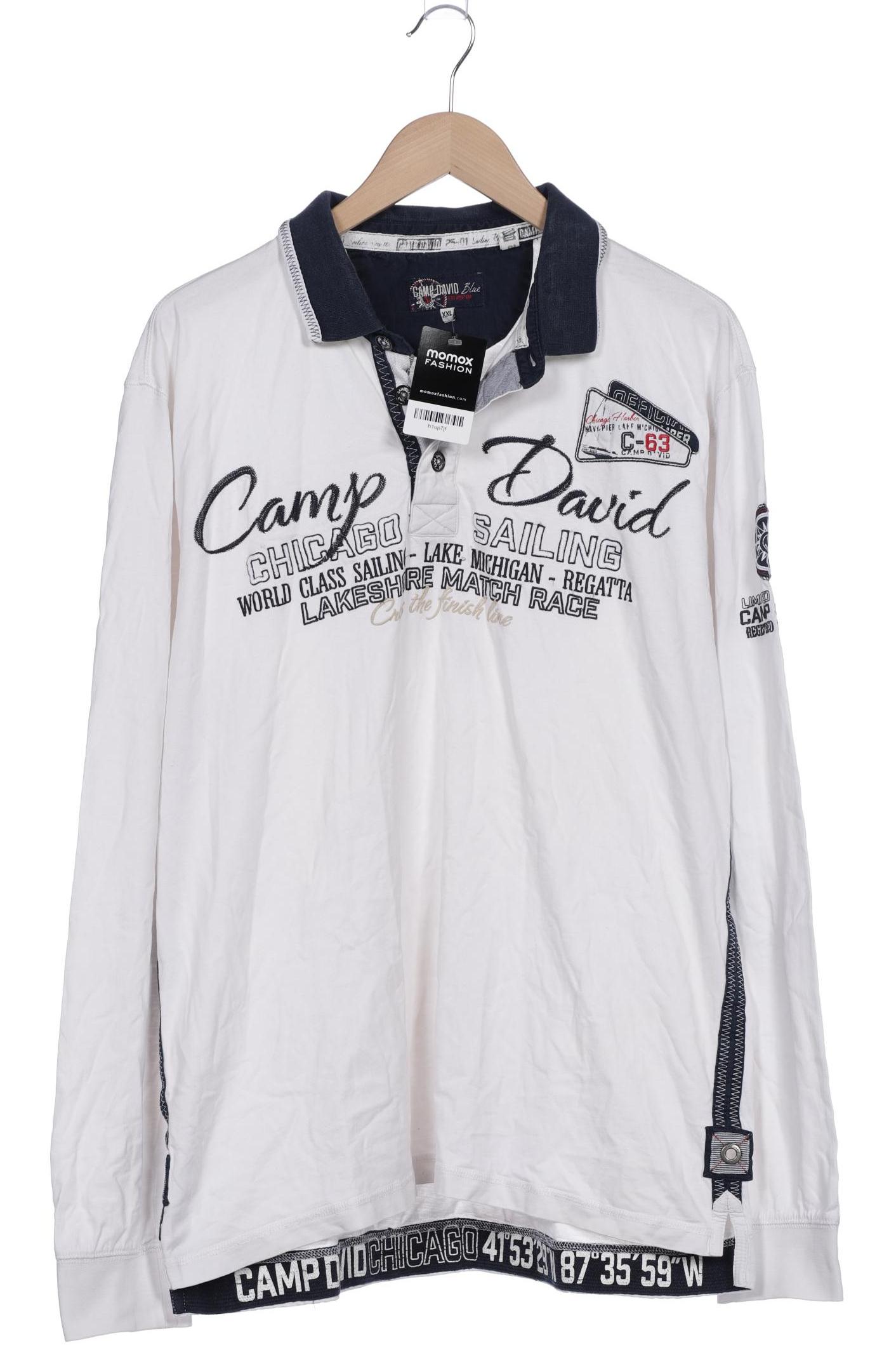 

Camp David Herren Poloshirt, weiß, Gr. 56