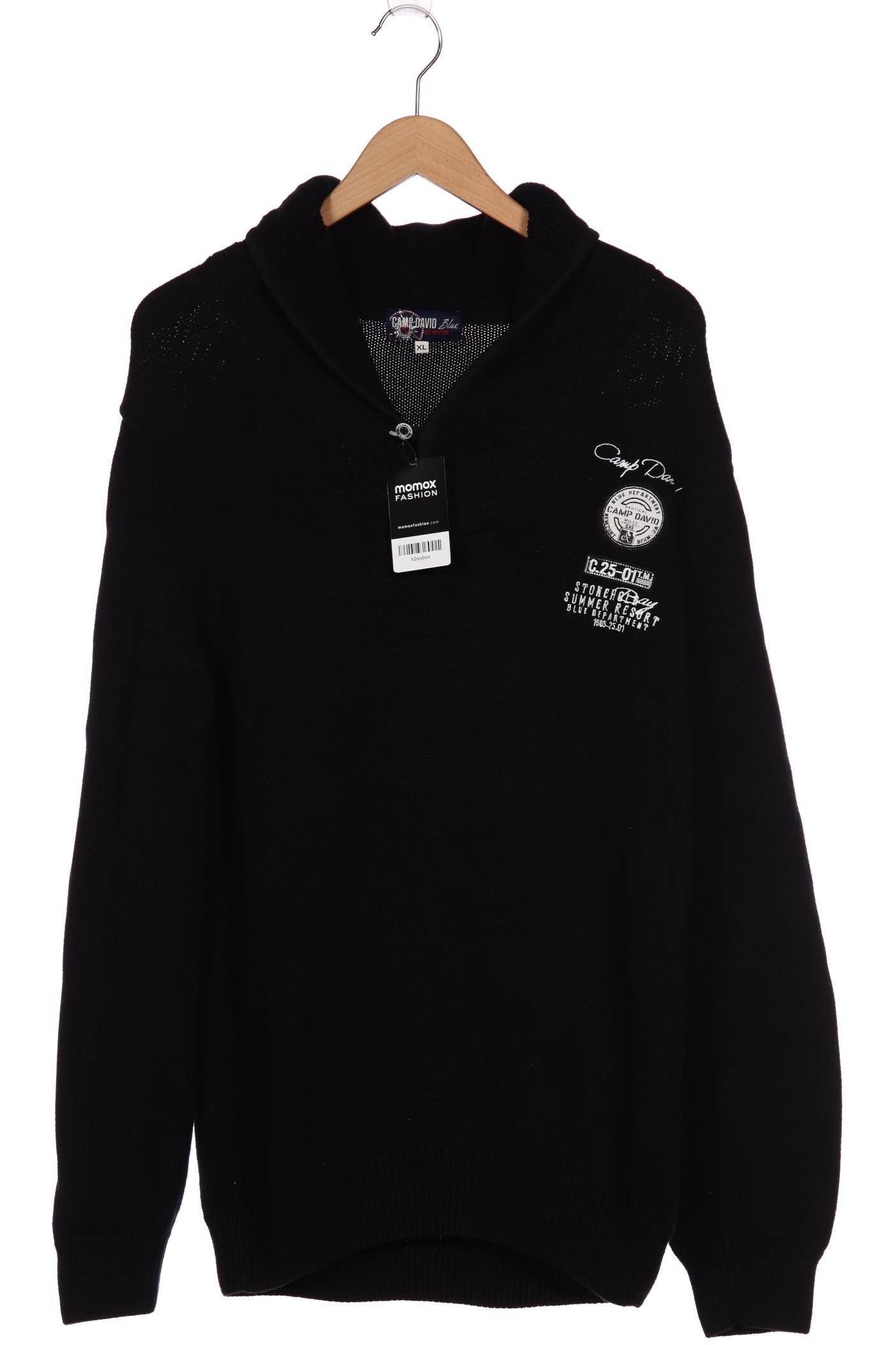 

Camp David Herren Pullover, schwarz