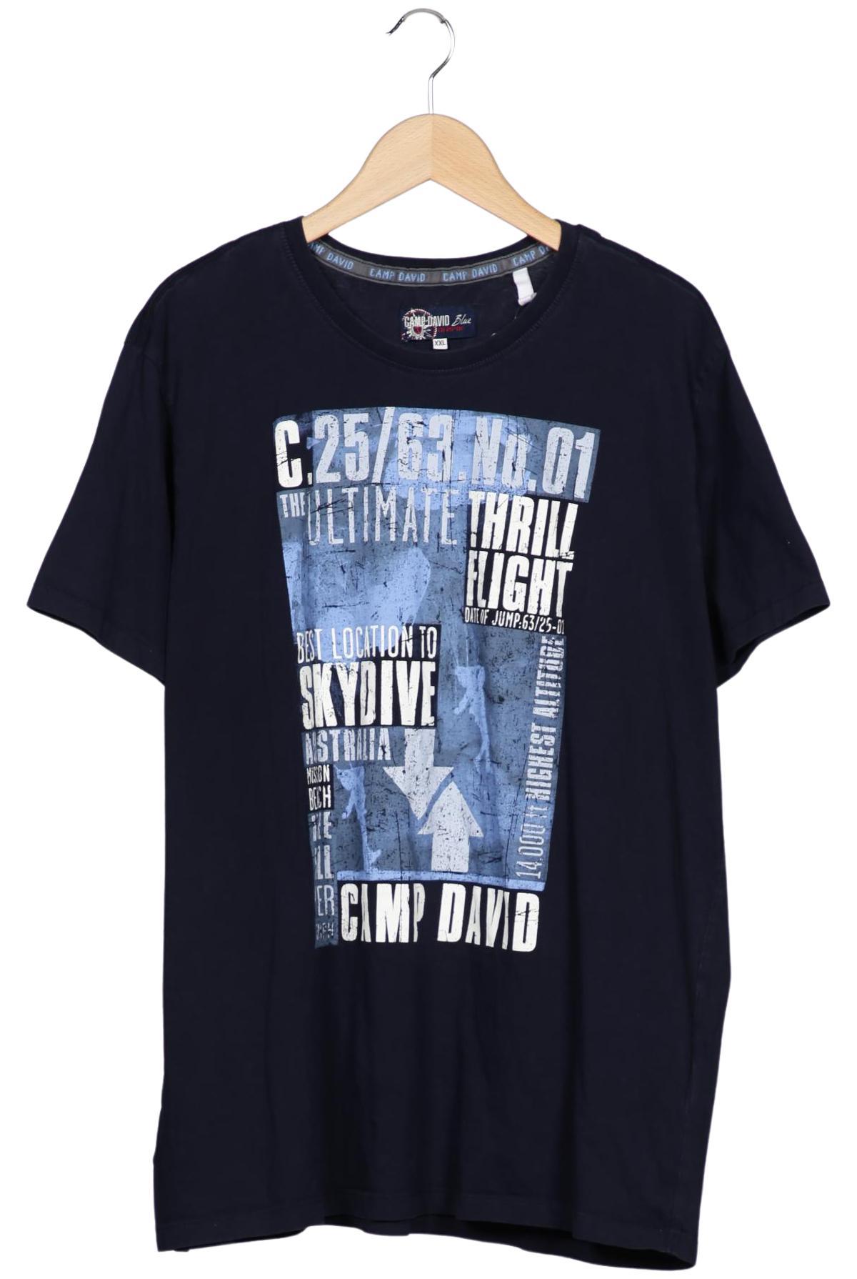 

Camp David Herren T-Shirt, marineblau, Gr. 56